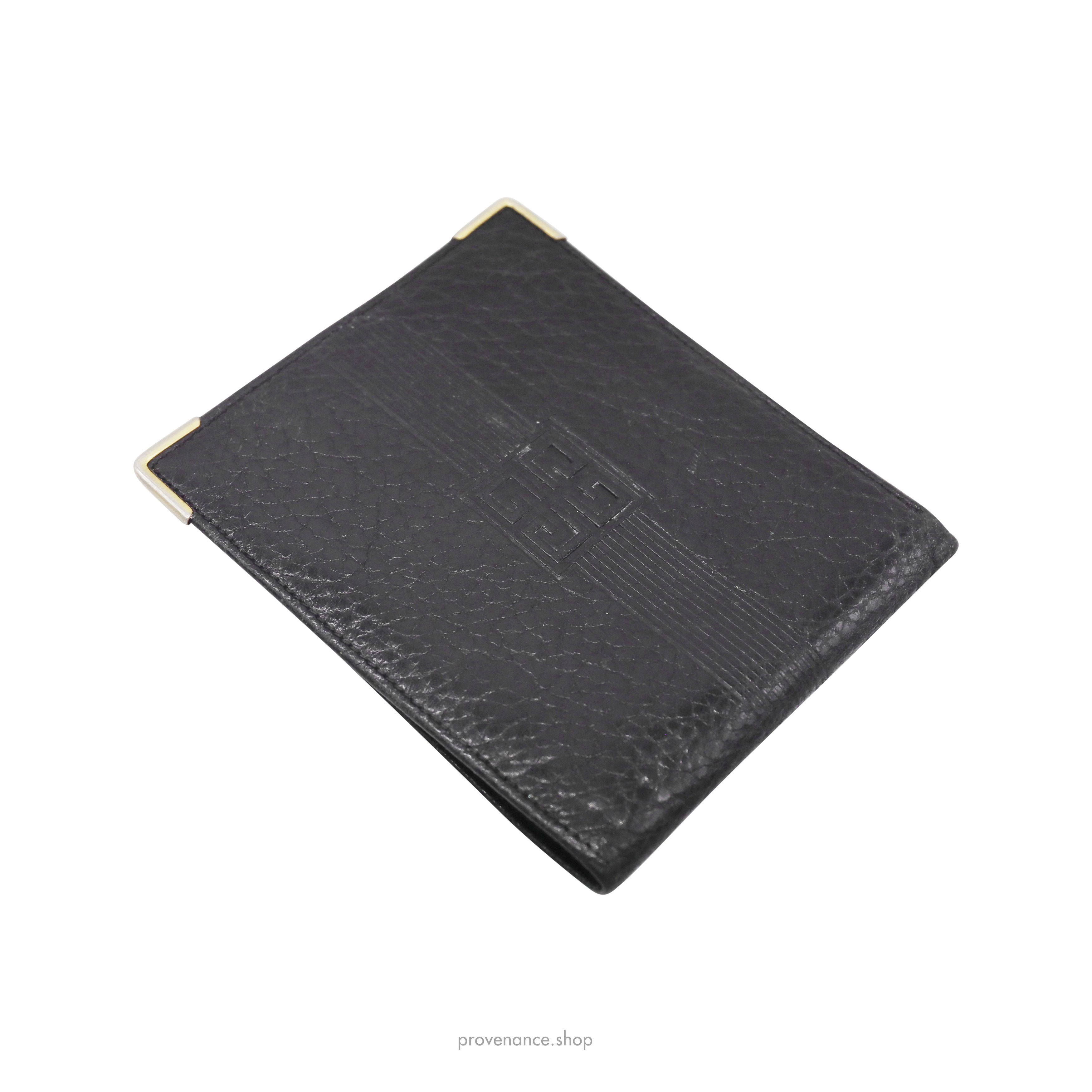 Givenchy 🔴 ID Bifold Wallet - Black Leather Size ONE SIZE - 4 Thumbnail