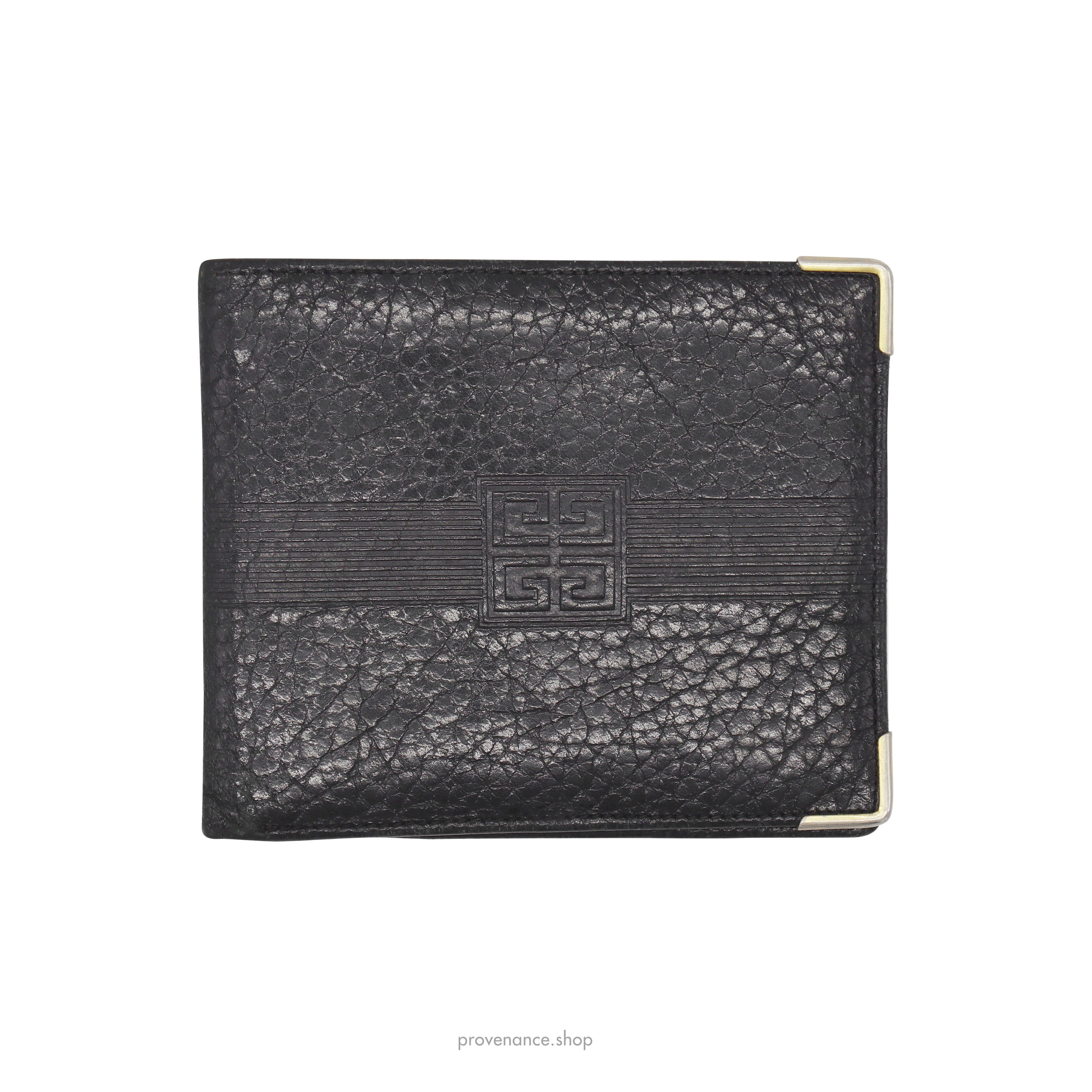Givenchy 🔴 ID Bifold Wallet - Black Leather Size ONE SIZE - 1 Thumbnail