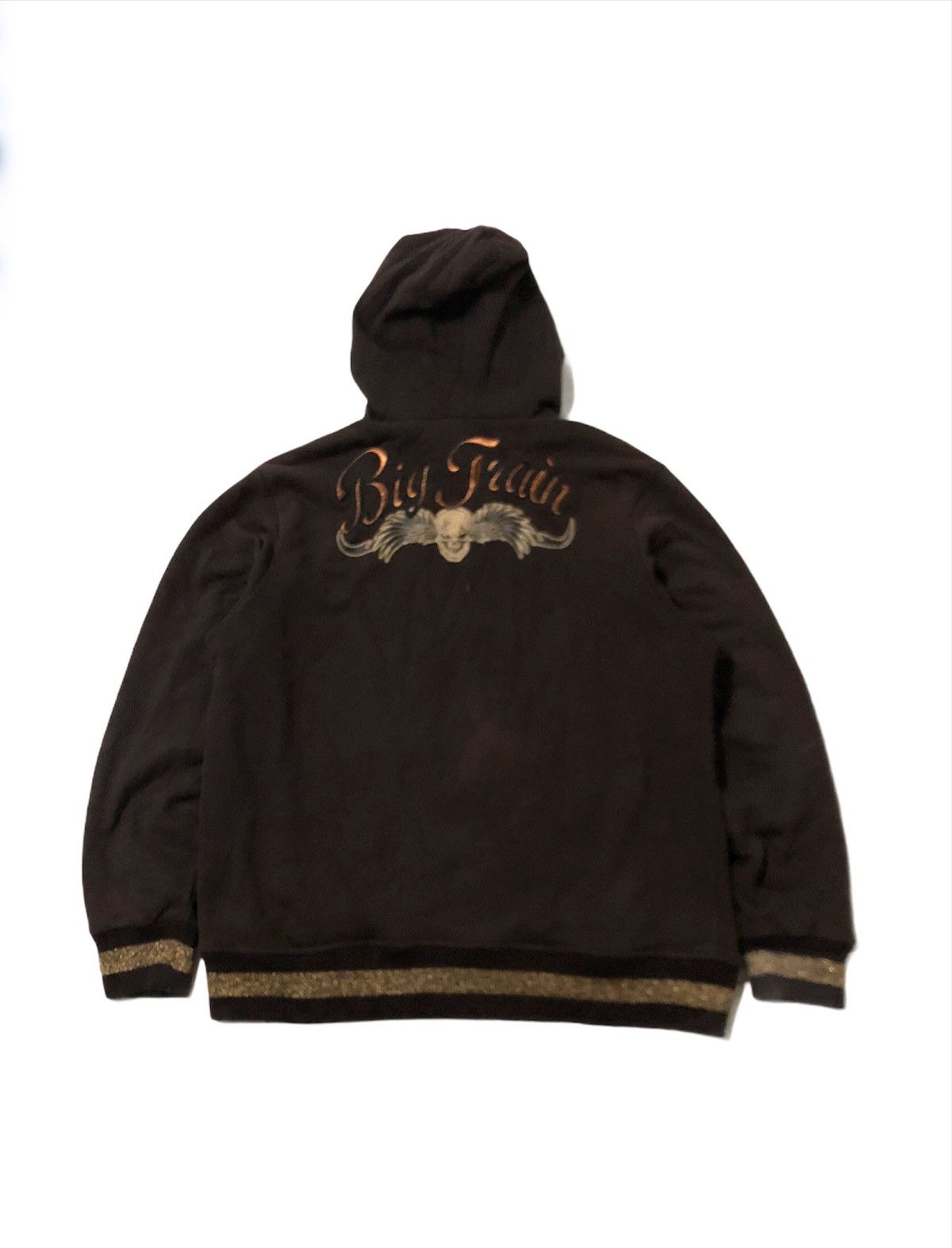 Japanese Brand × Vintage 🔥Big Train Zipper Sweatshirts With Hoodies Size US M / EU 48-50 / 2 - 1 Thumbnail