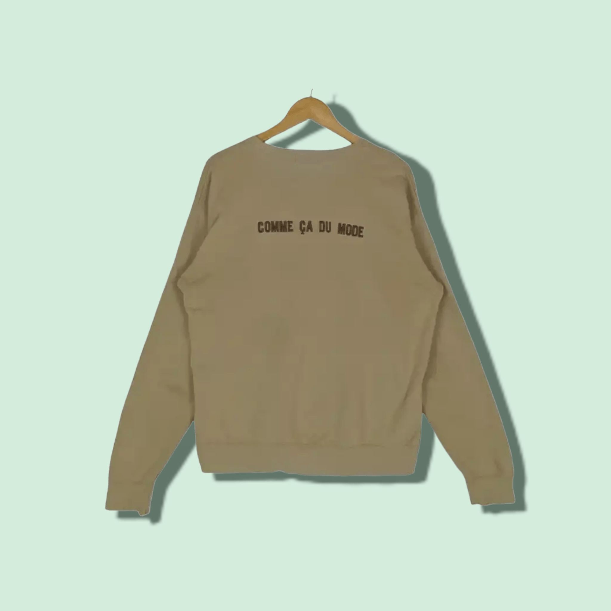 Comme Ca Ism COMME CA Jeans Big Spell Out Jumper Sweatshirt Size US L / EU 52-54 / 3 - 1 Thumbnail
