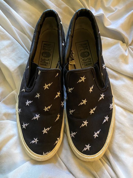 Vans slip on bape sales