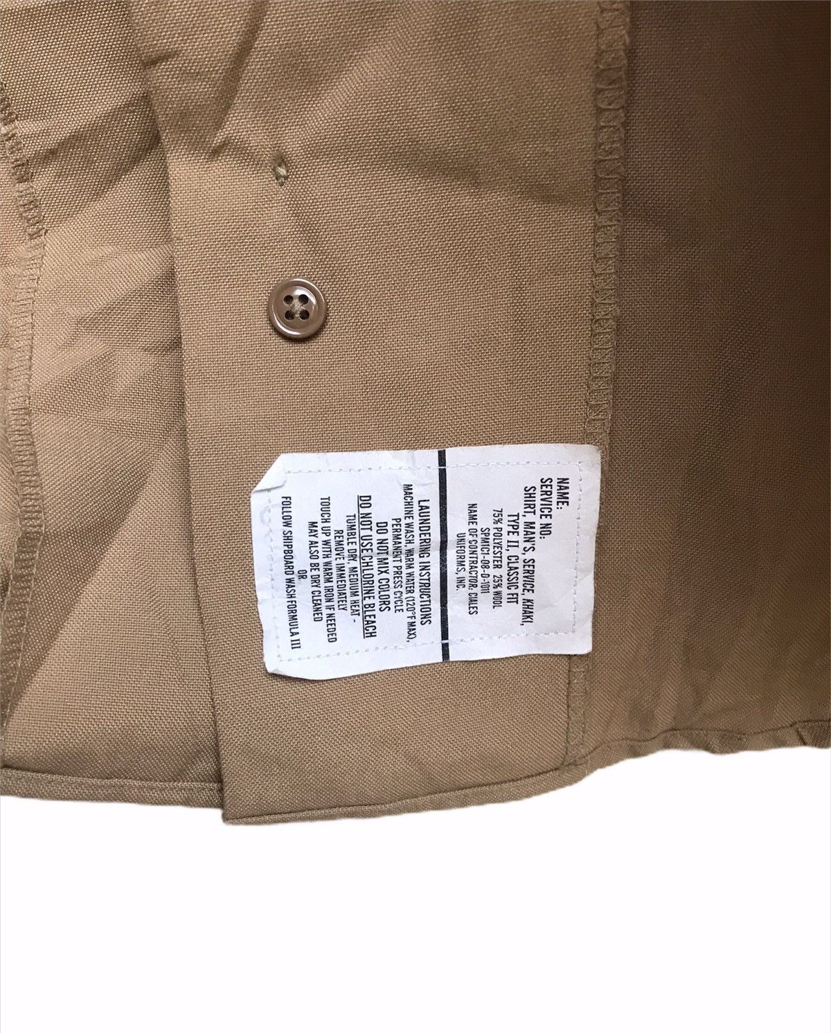 Vintage 🔥Dscp Military Short Sleeve Button Shirts Size US XL / EU 56 / 4 - 4 Thumbnail