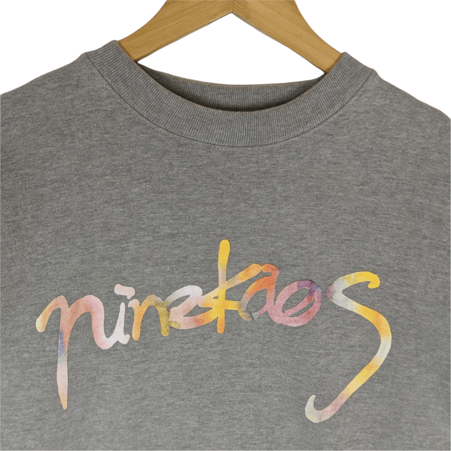 Japanese Brand Japan INSTIC Ninekaos Big Spell Out Jumper Sweatshirt Size US L / EU 52-54 / 3 - 4 Thumbnail