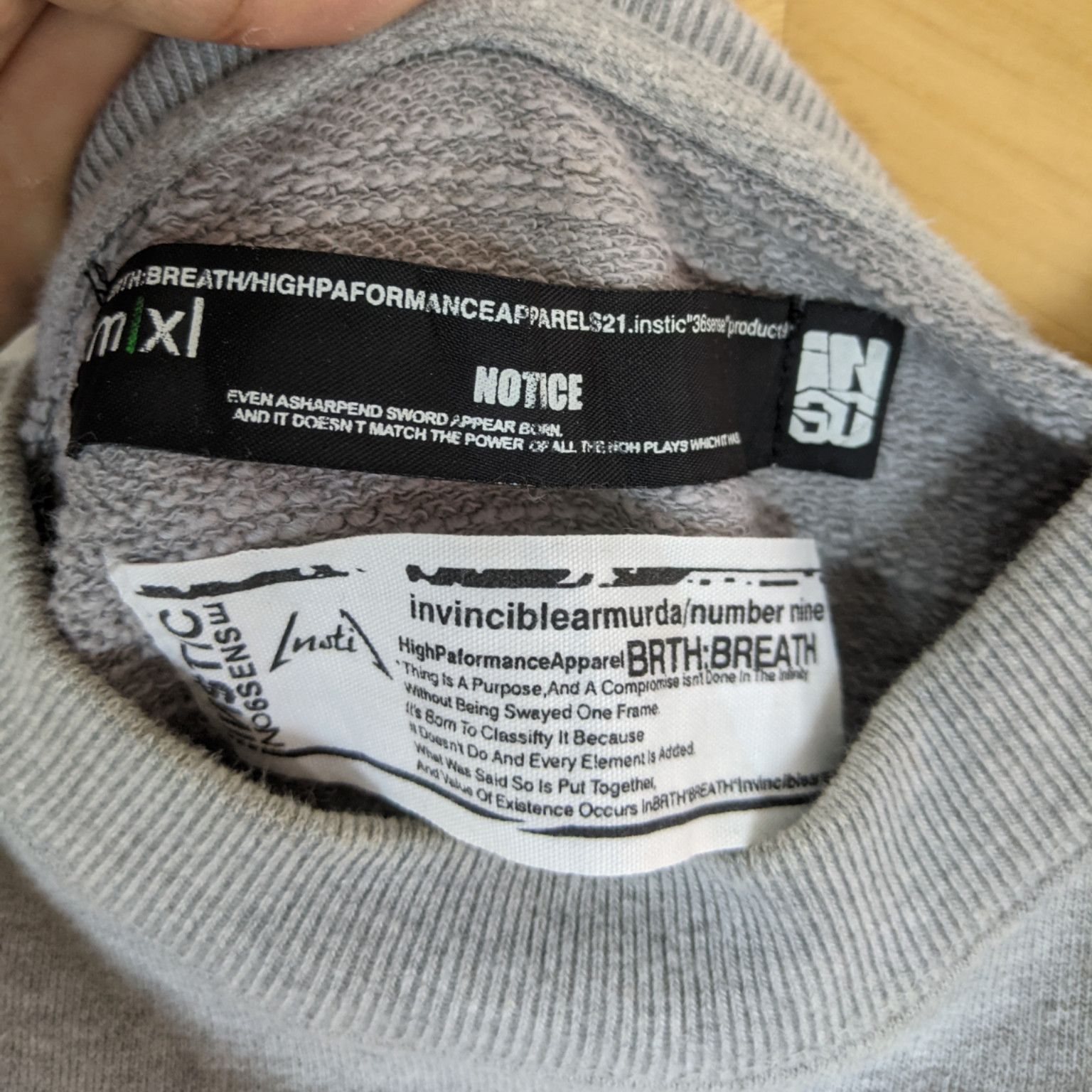 Japanese Brand Japan INSTIC Ninekaos Big Spell Out Jumper Sweatshirt Size US L / EU 52-54 / 3 - 8 Thumbnail