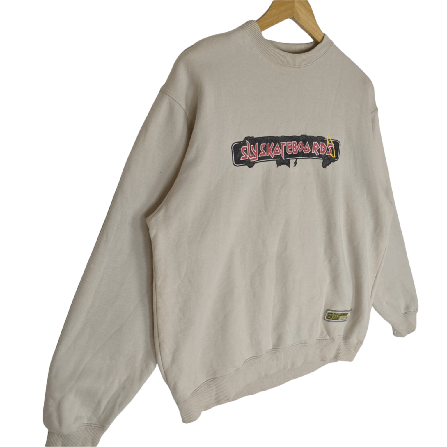 American Apparel SLY SKATEBOARDS Big Spell Out Logo Jumper Sweatshirt Size US M / EU 48-50 / 2 - 3 Thumbnail