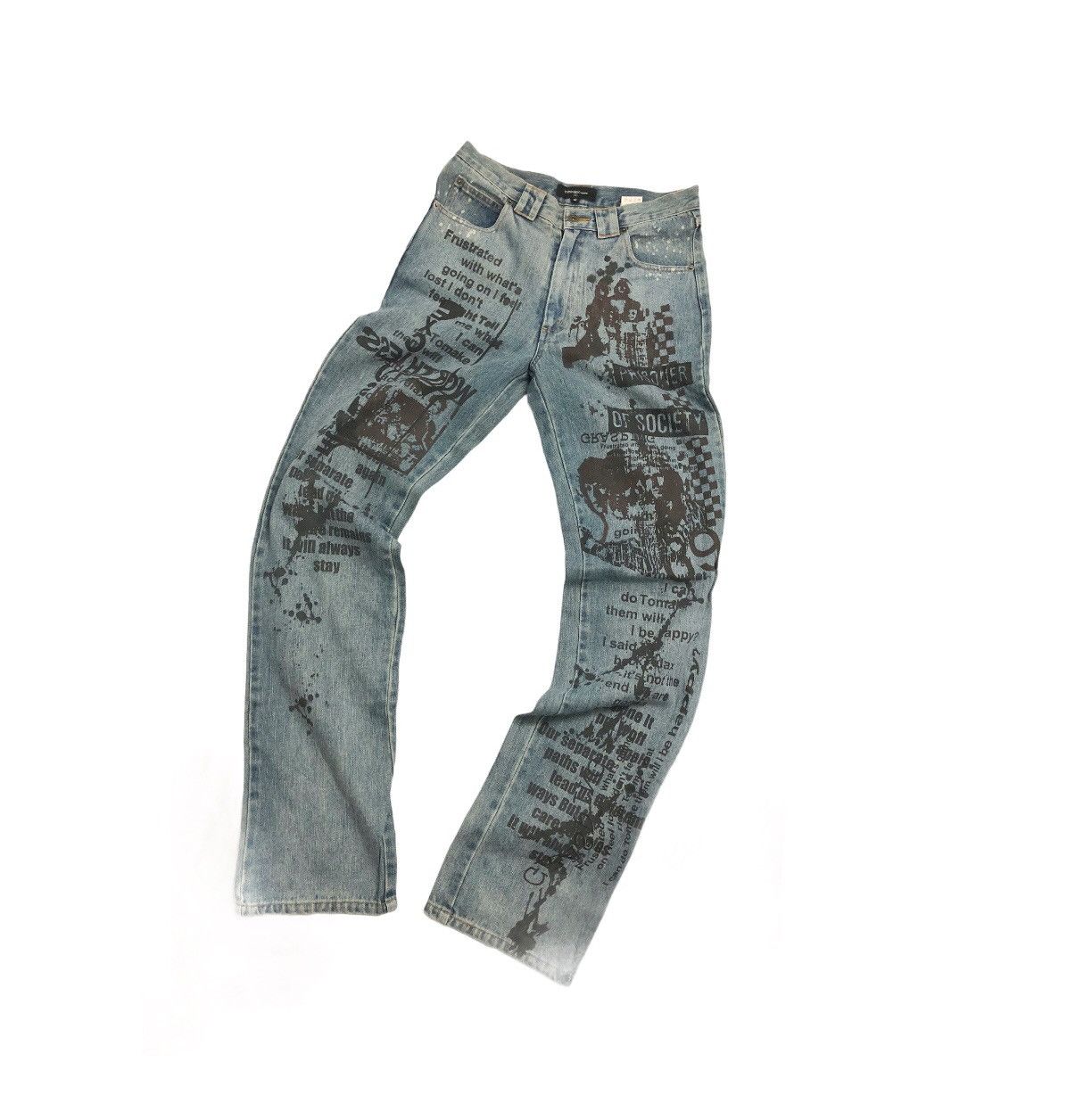 If Six Was Nine 00's In The Attic Homme statement j-rock jeans Size US 30 / EU 46 - 3 Thumbnail