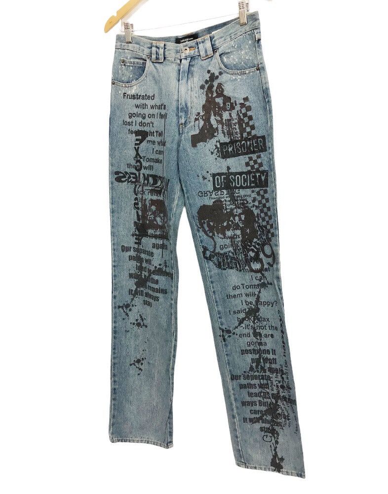 If Six Was Nine 00's In The Attic Homme statement j-rock jeans Size US 30 / EU 46 - 9 Thumbnail