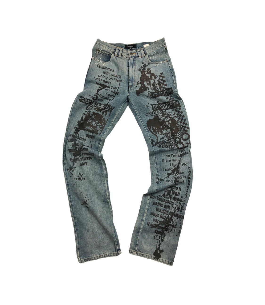 If Six Was Nine 00's In The Attic Homme statement j-rock jeans Size US 30 / EU 46 - 1 Thumbnail