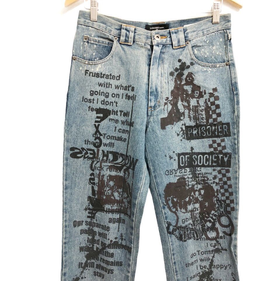 If Six Was Nine 00's In The Attic Homme statement j-rock jeans Size US 30 / EU 46 - 10 Thumbnail