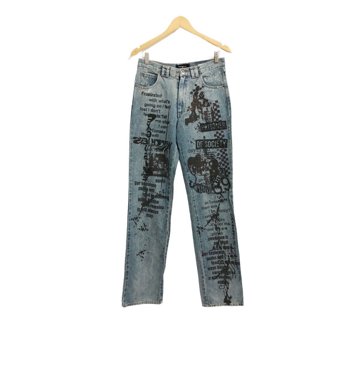 If Six Was Nine 00's In The Attic Homme statement j-rock jeans Size US 30 / EU 46 - 8 Thumbnail