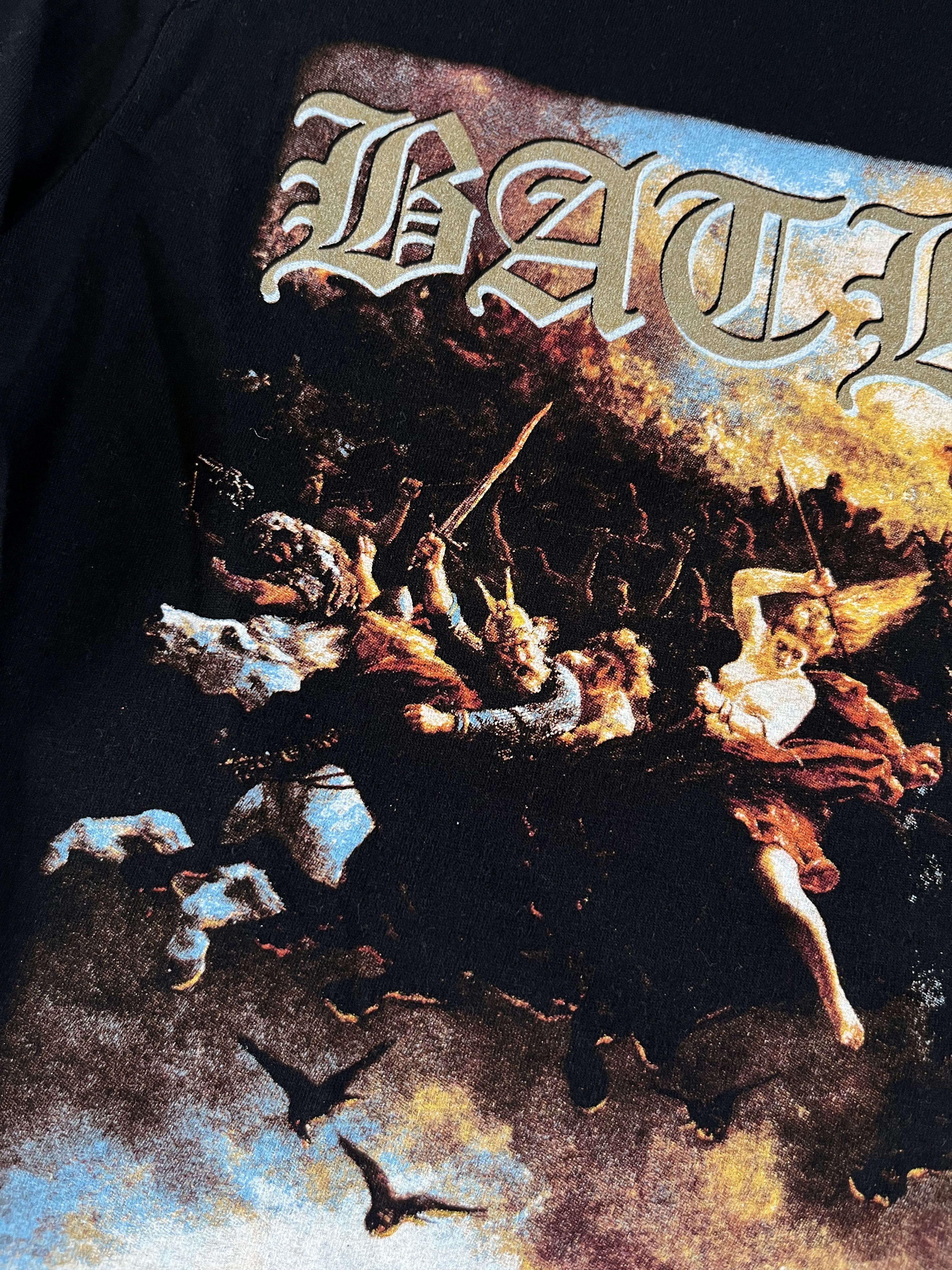 Band Tees × Vintage Bathory "Blood Fire Death" 1988 Album Cover Size US M / EU 48-50 / 2 - 4 Thumbnail