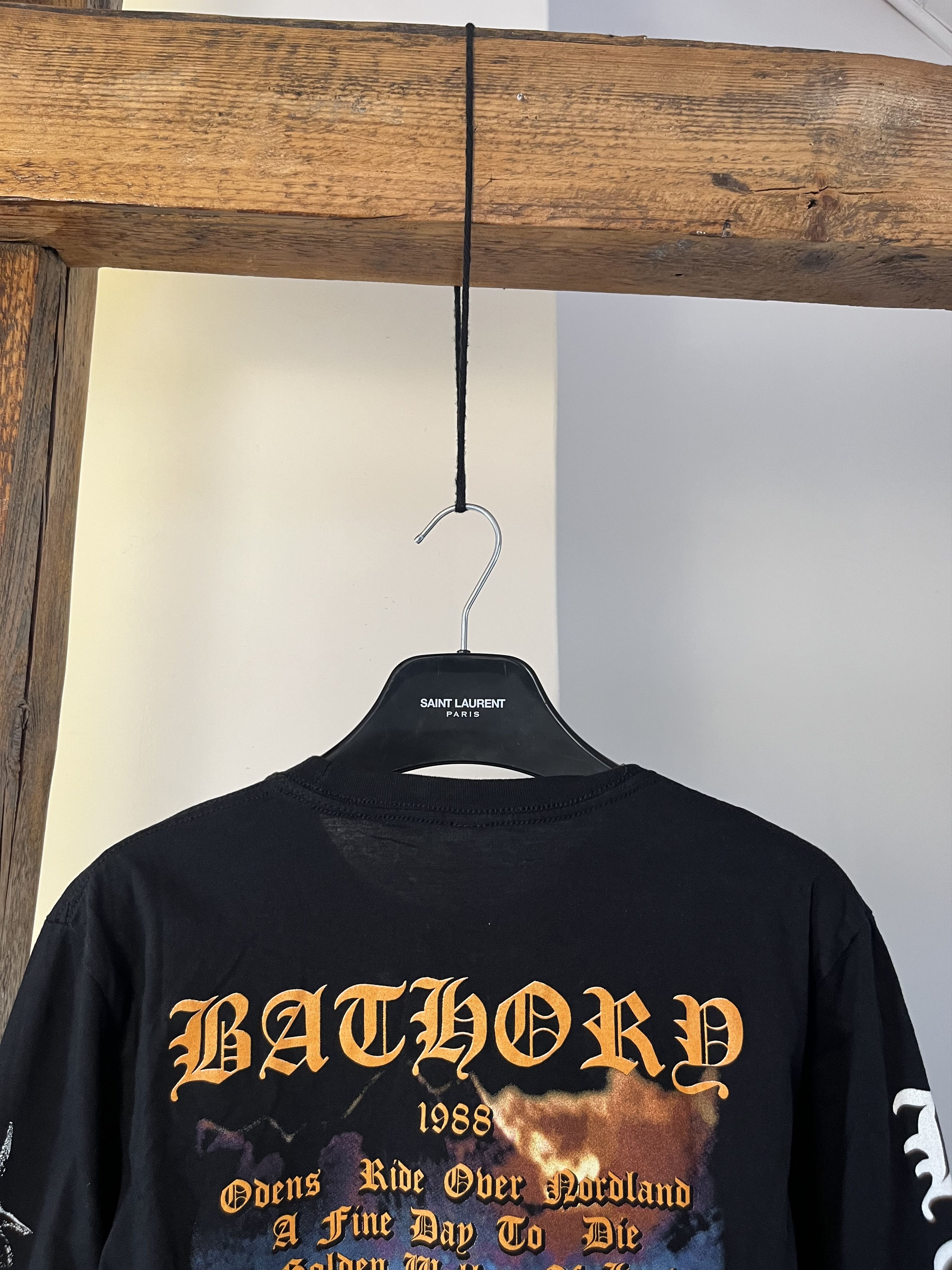 Band Tees × Vintage Bathory "Blood Fire Death" 1988 Album Cover Size US M / EU 48-50 / 2 - 6 Thumbnail