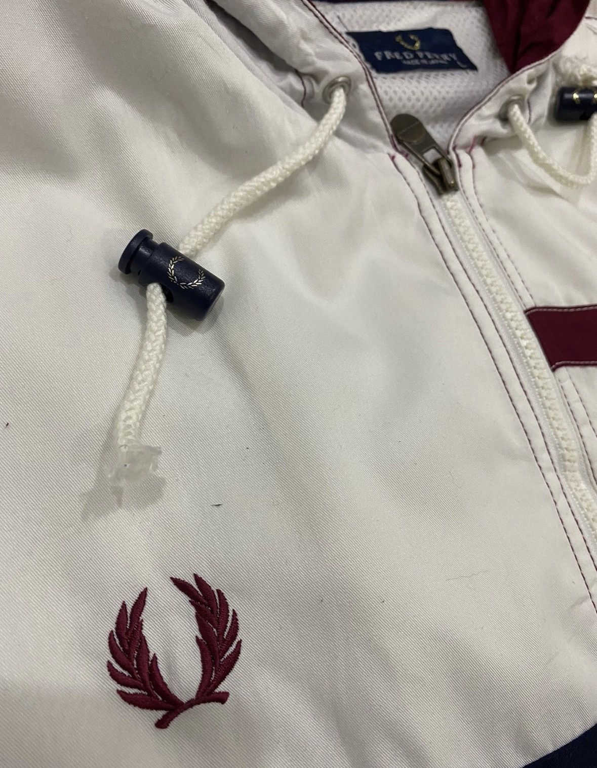 Fred Perry RARE VTG Fred Perry Tape Windbreaker Jacket Size US L / EU 52-54 / 3 - 6 Thumbnail