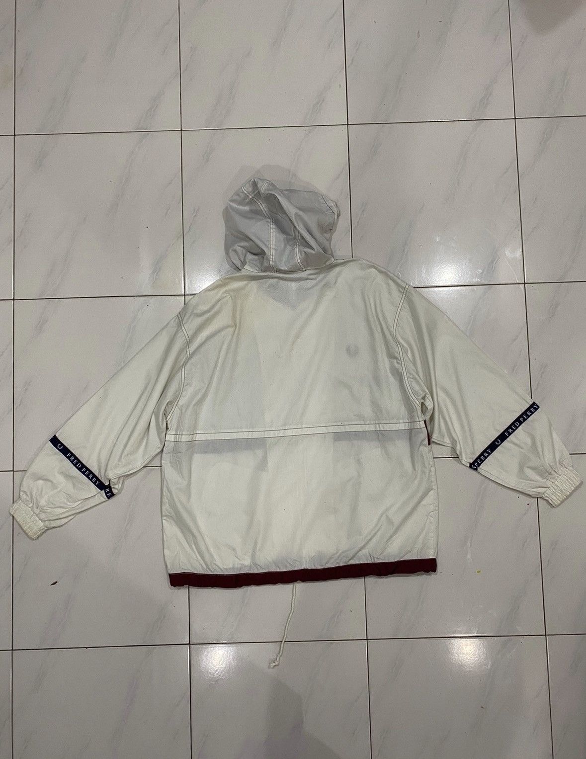 Fred Perry RARE VTG Fred Perry Tape Windbreaker Jacket Size US L / EU 52-54 / 3 - 10 Thumbnail
