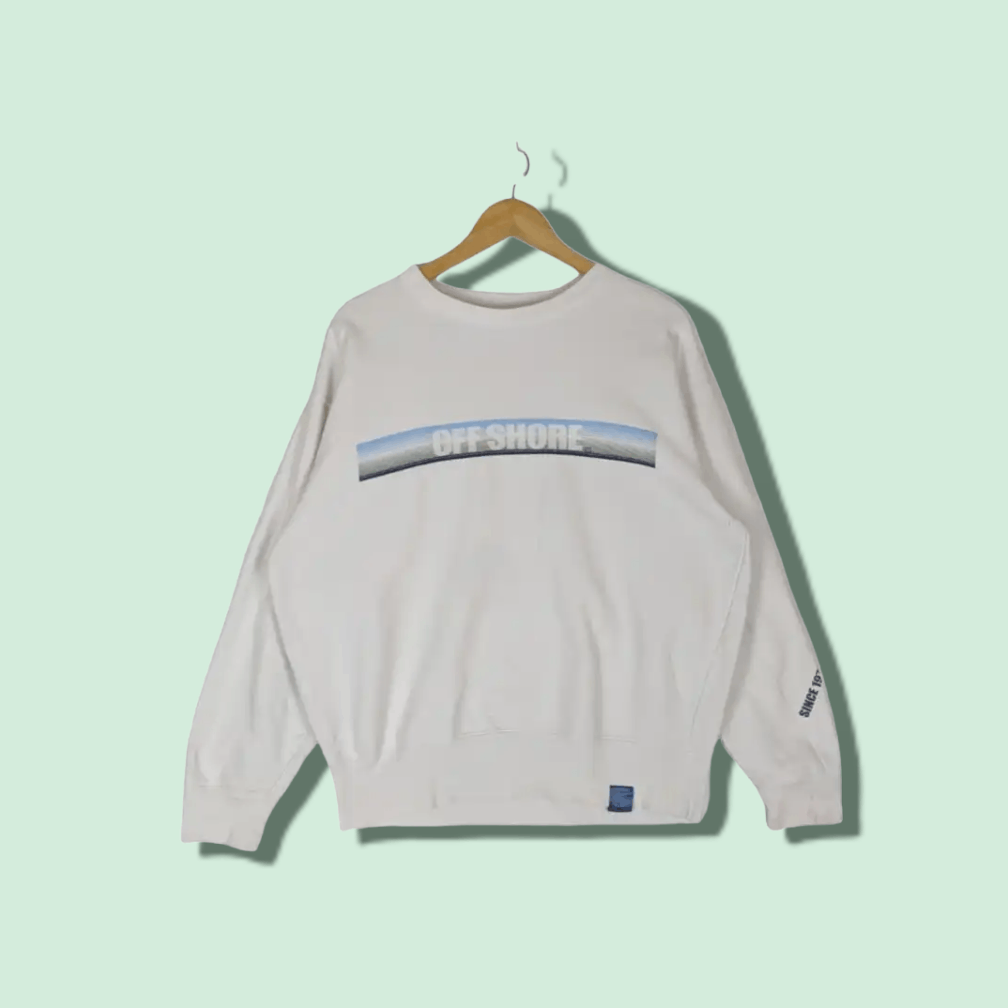 Japanese Brand OFFSHORE Surfboard Hawaii Jumper Sweatshirt Size US L / EU 52-54 / 3 - 1 Thumbnail