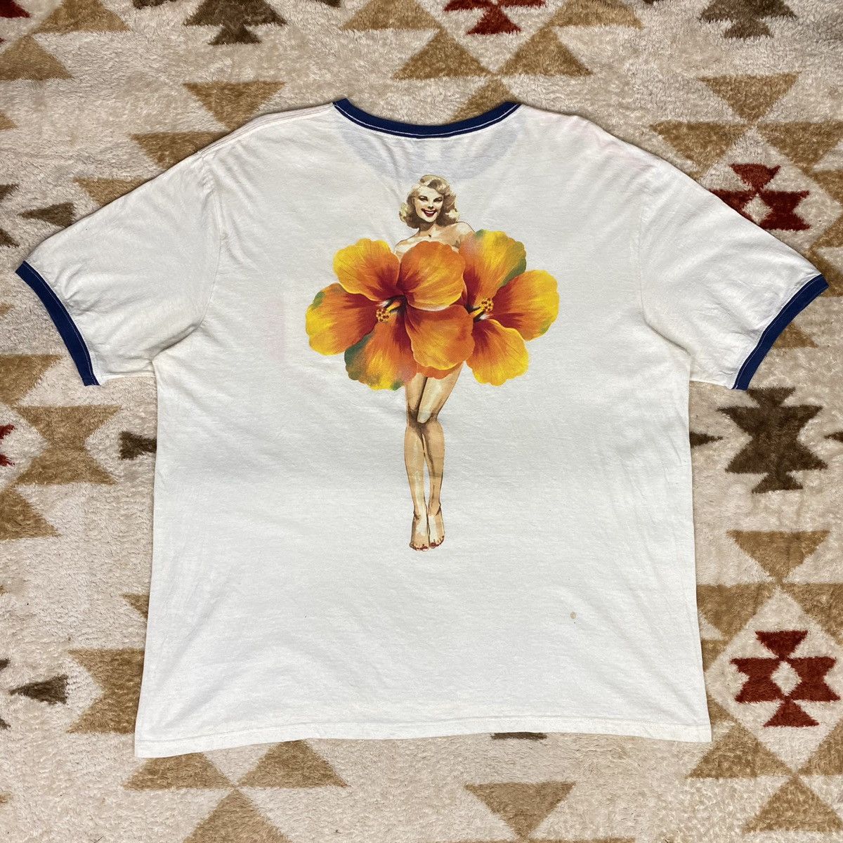 Tommy Hilfiger × Vintage Vintage Tommy Hilfiger Marilyn Monroe Flower Shirt Size US L / EU 52-54 / 3 - 2 Thumbnail