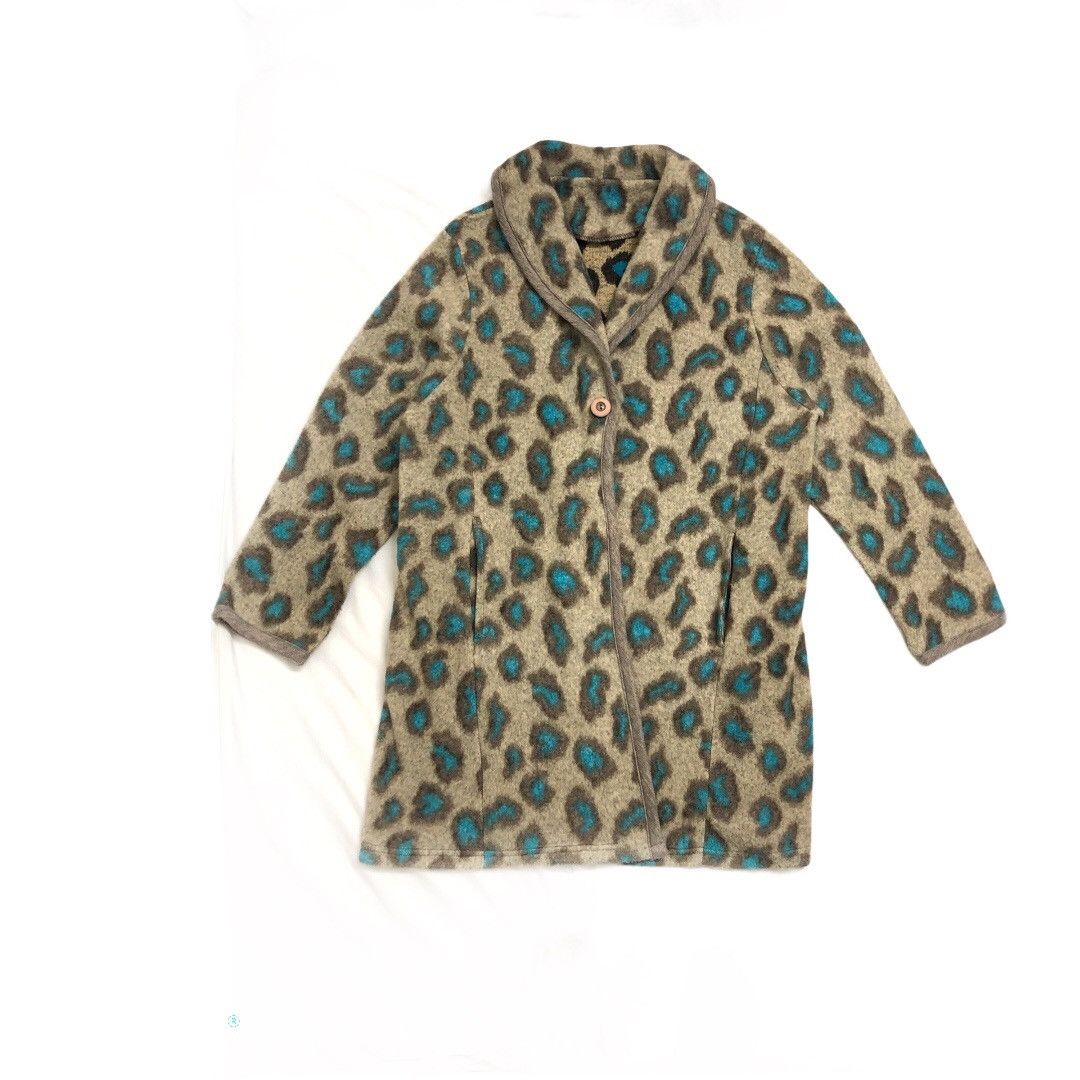 Beauty Beast Outwear Style Cardigan Leopard Overprinted Size US M / EU 48-50 / 2 - 5 Thumbnail
