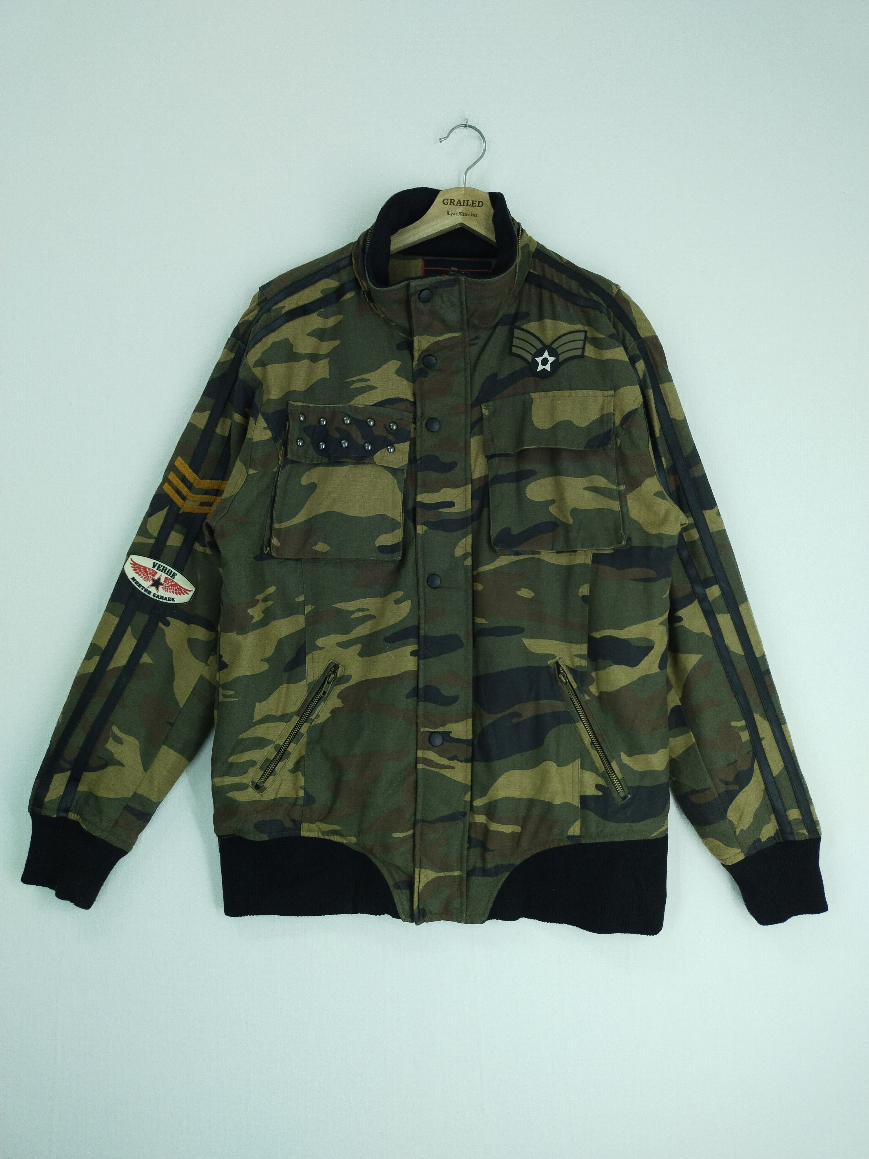If Six Was Nine × Japanese Brand VINTAGE CREW MOTORCYCLE GEAR ARMY JACKET Size US L / EU 52-54 / 3 - 2 Thumbnail