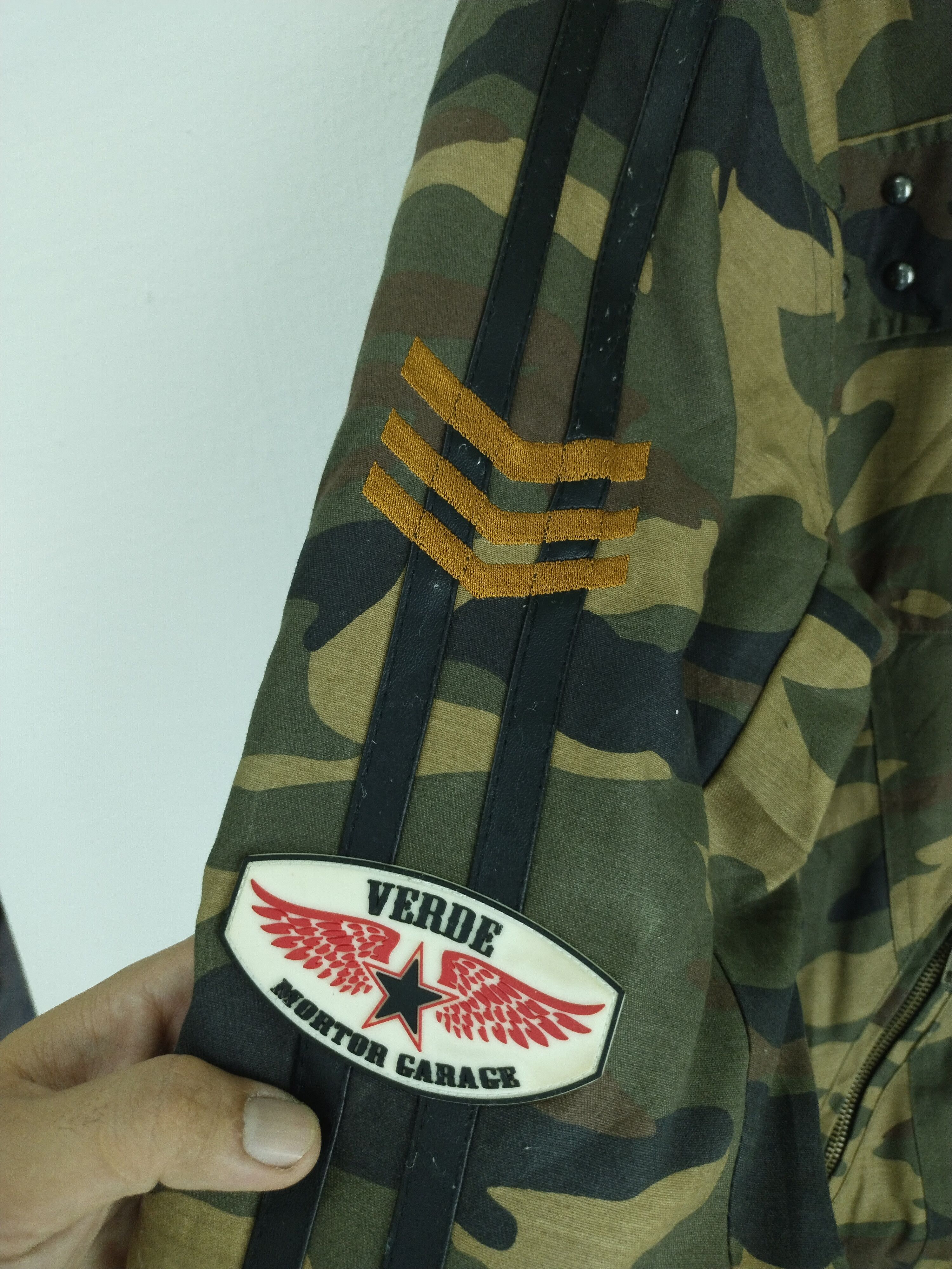 If Six Was Nine × Japanese Brand VINTAGE CREW MOTORCYCLE GEAR ARMY JACKET Size US L / EU 52-54 / 3 - 7 Thumbnail
