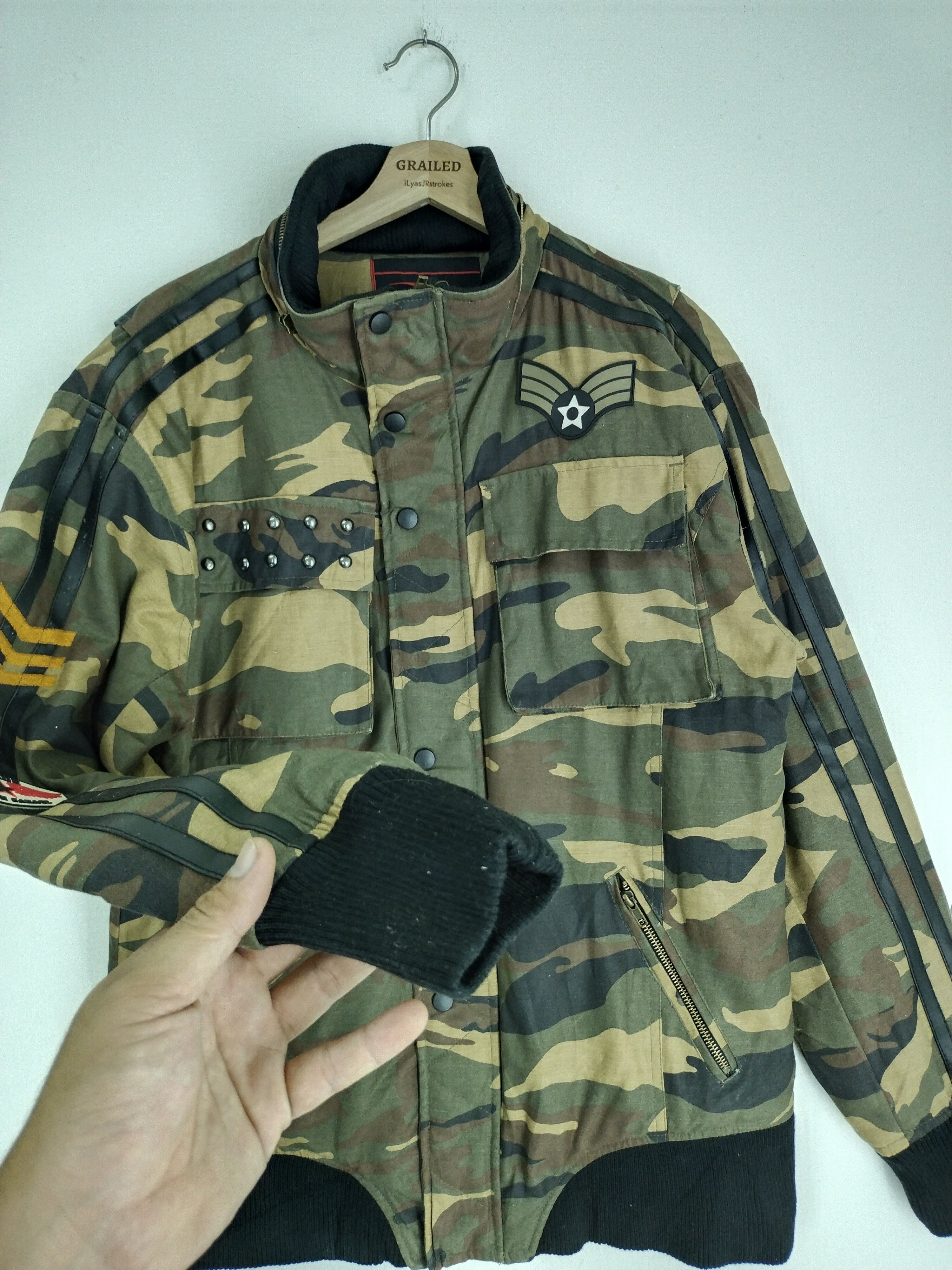 If Six Was Nine × Japanese Brand VINTAGE CREW MOTORCYCLE GEAR ARMY JACKET Size US L / EU 52-54 / 3 - 6 Thumbnail