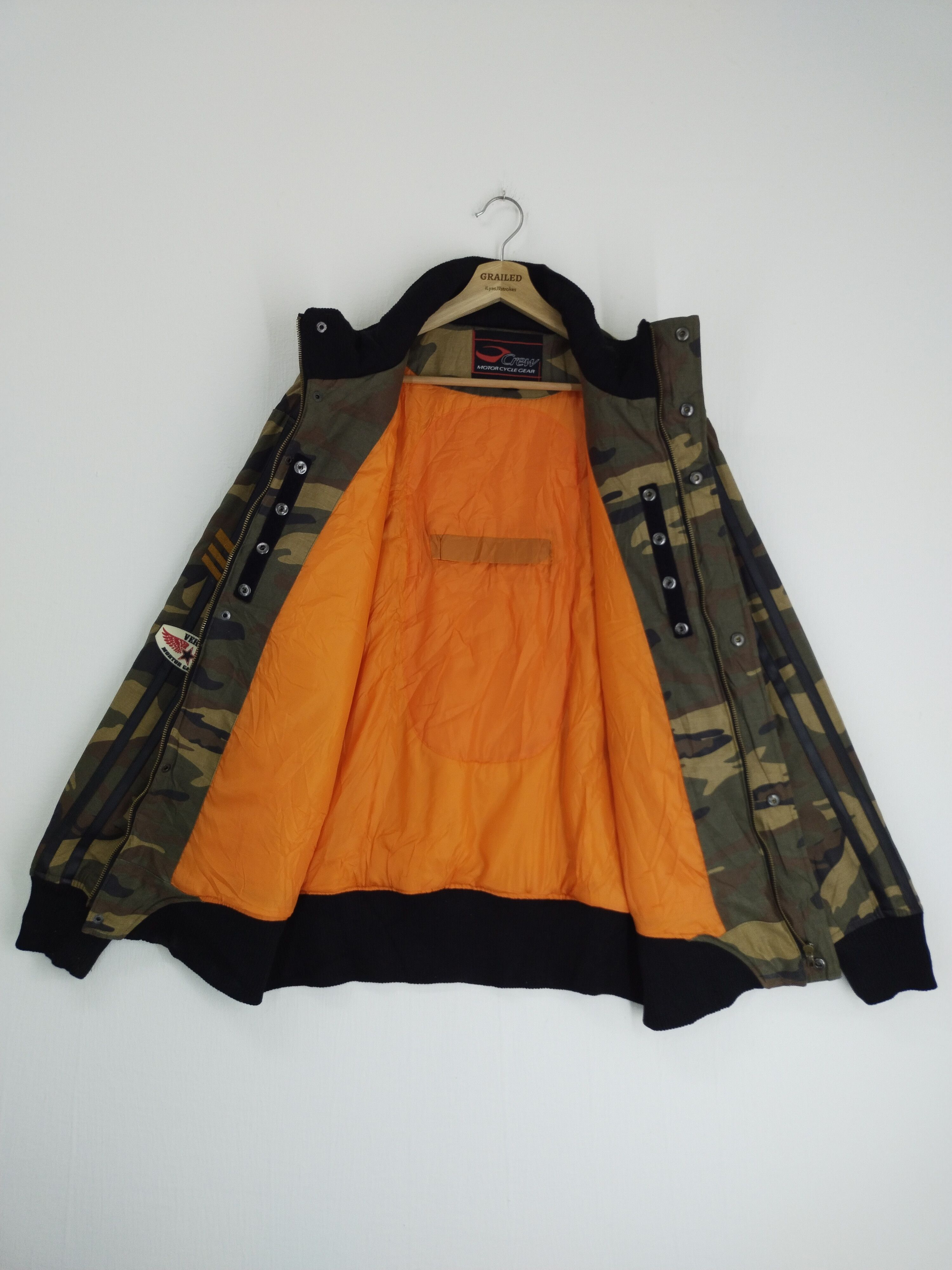 If Six Was Nine × Japanese Brand VINTAGE CREW MOTORCYCLE GEAR ARMY JACKET Size US L / EU 52-54 / 3 - 4 Thumbnail