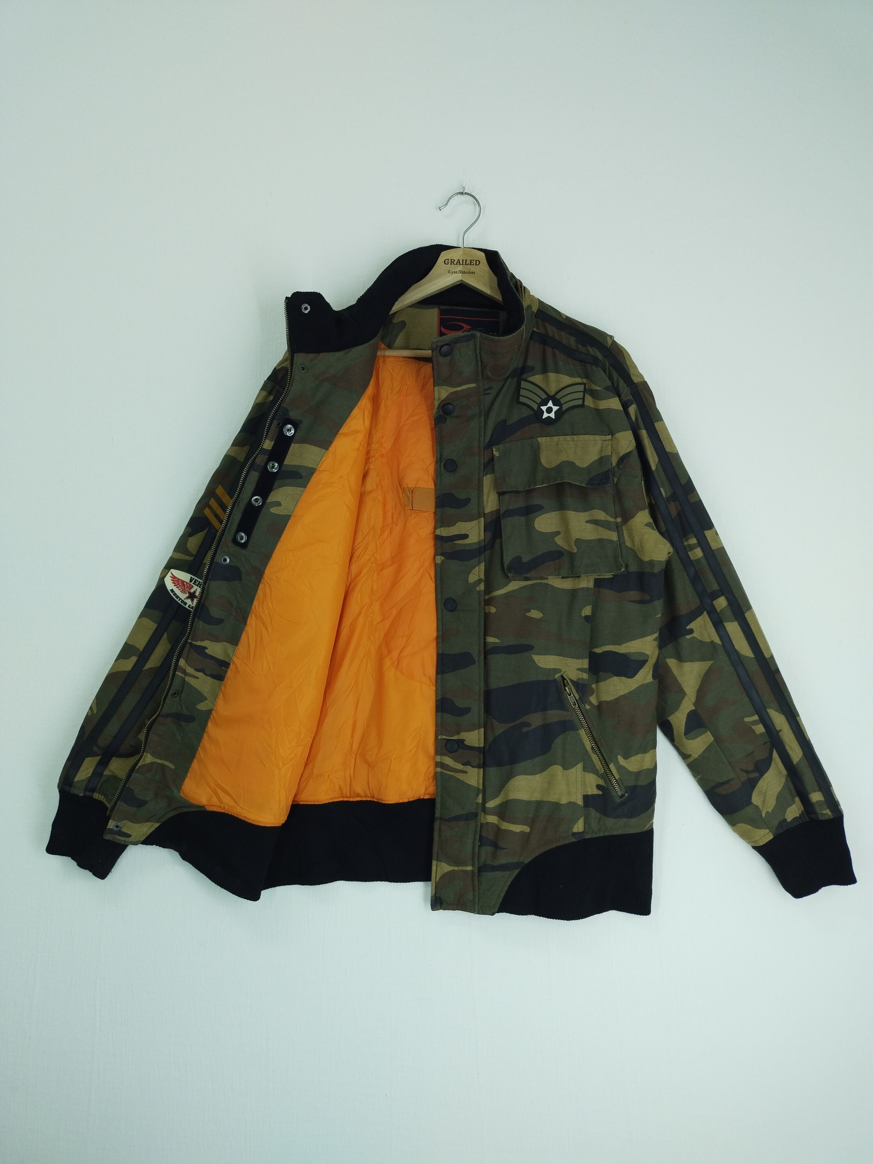 If Six Was Nine × Japanese Brand VINTAGE CREW MOTORCYCLE GEAR ARMY JACKET Size US L / EU 52-54 / 3 - 3 Thumbnail