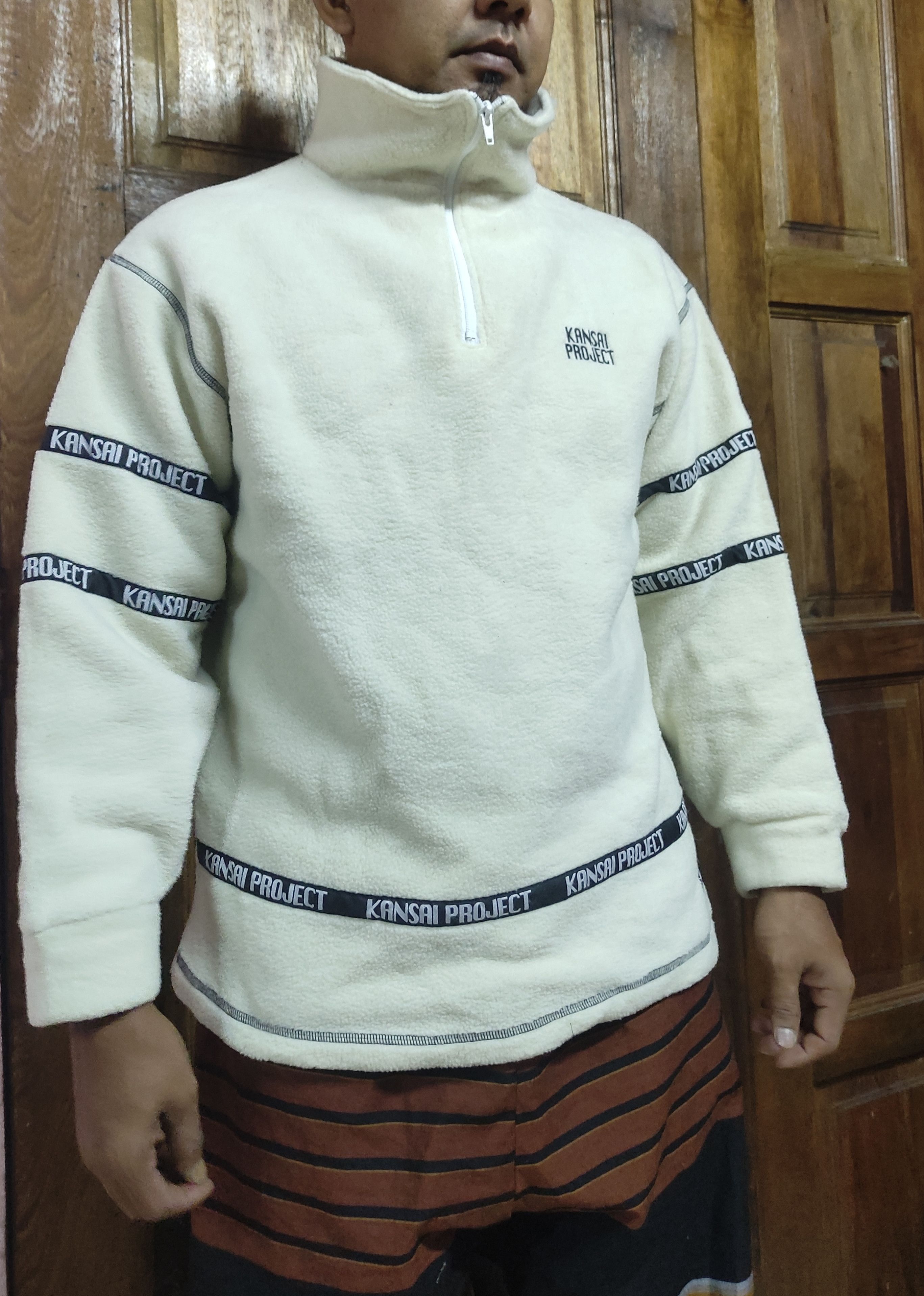 Kansai Yamamoto × Polartec KANSAI PROJECT YAMAMOTO JAPANESE FLEECE SWEATSHIRT POLARTEC Size US L / EU 52-54 / 3 - 12 Thumbnail
