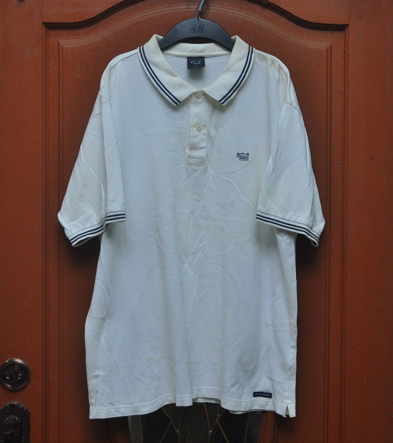 Japanese Brand × Keith Haring × Vintage Vintage Keith Haring Designer Streetwerar Fashin Style Shirt Size US XL / EU 56 / 4 - 1 Thumbnail