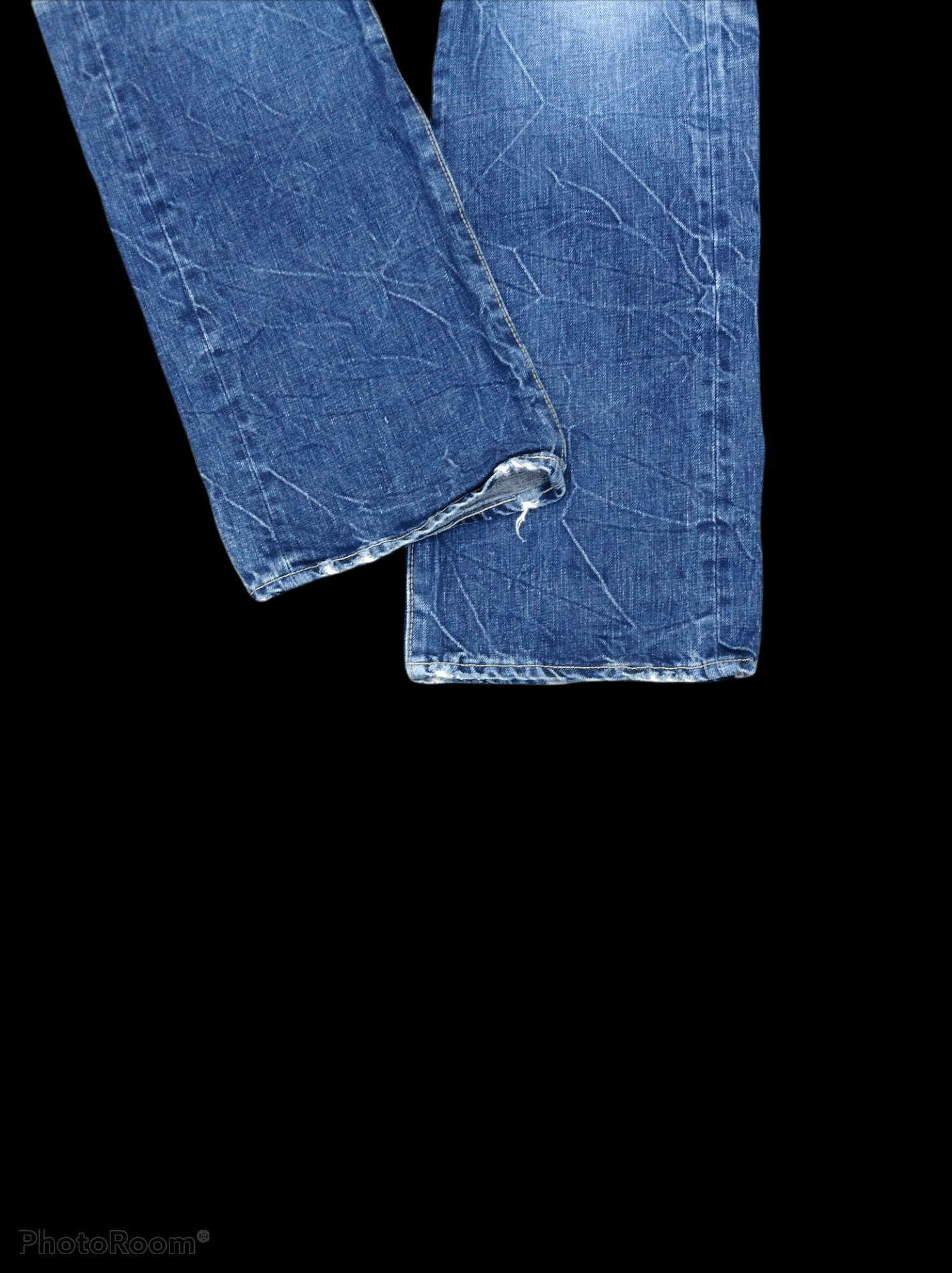 Japanese Brand JAPANESE BRAND ZEN DiSTRESSED BOOCUT WASHED BLUE PANTS Size US 30 / EU 46 - 5 Thumbnail