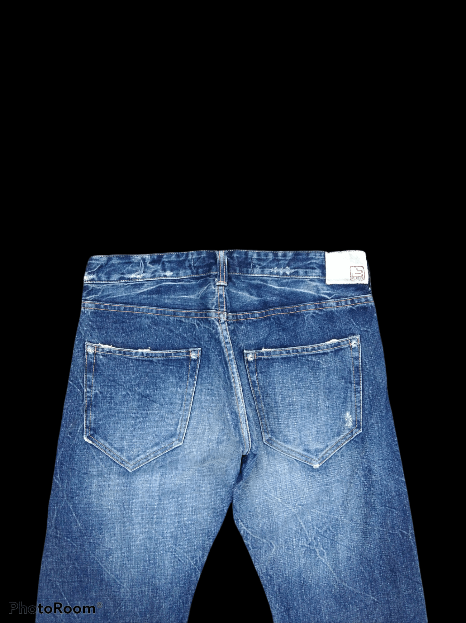 Japanese Brand JAPANESE BRAND ZEN DiSTRESSED BOOCUT WASHED BLUE PANTS Size US 30 / EU 46 - 4 Thumbnail