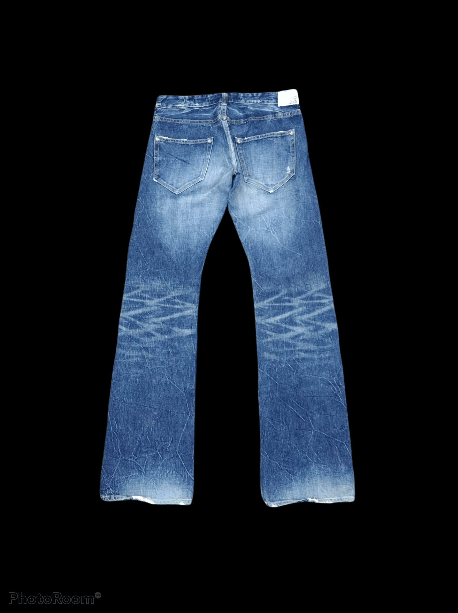 Japanese Brand JAPANESE BRAND ZEN DiSTRESSED BOOCUT WASHED BLUE PANTS Size US 30 / EU 46 - 2 Thumbnail