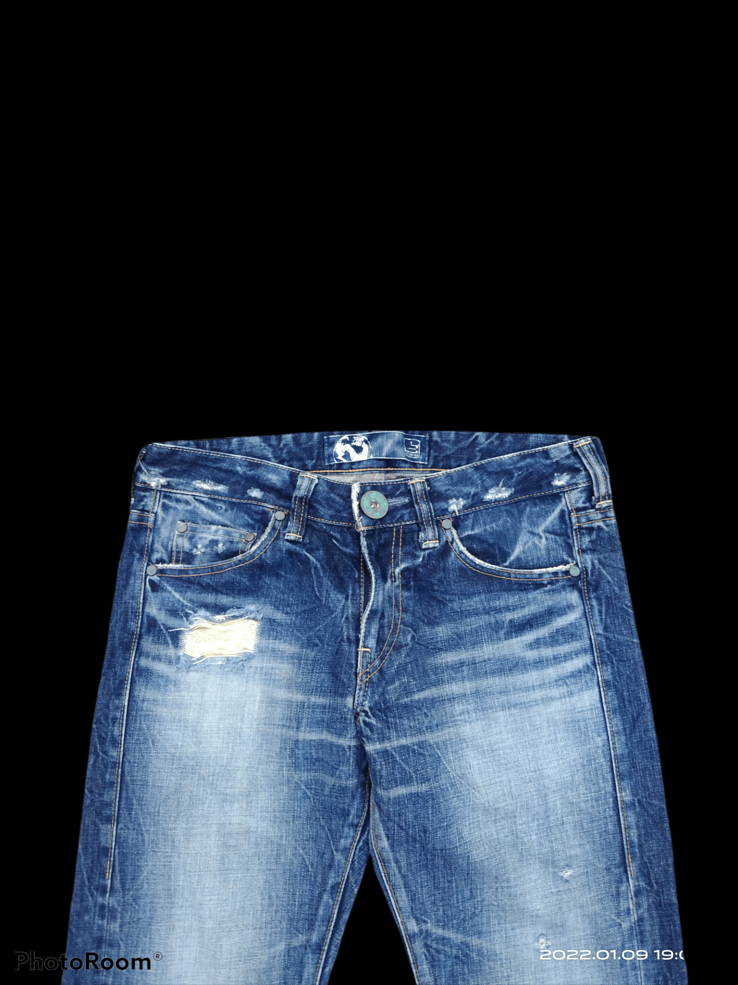 Japanese Brand JAPANESE BRAND ZEN DiSTRESSED BOOCUT WASHED BLUE PANTS Size US 30 / EU 46 - 3 Thumbnail