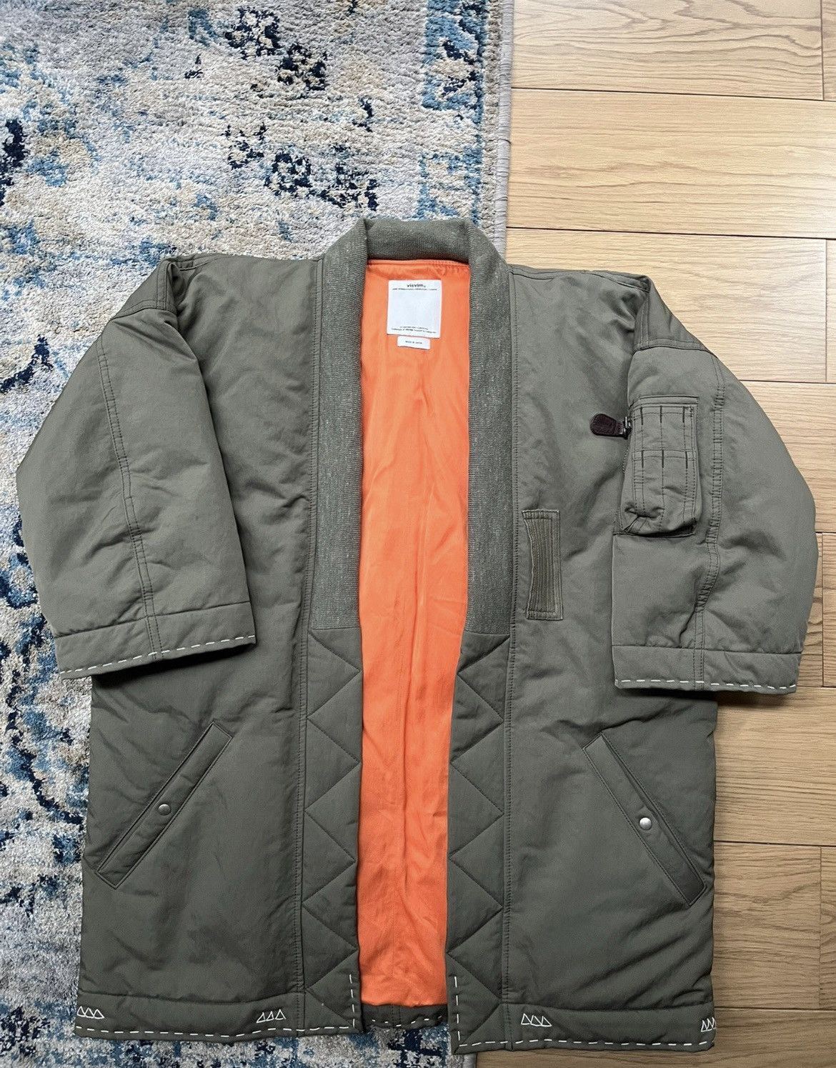 Visvim sanjuro kimono outlet down