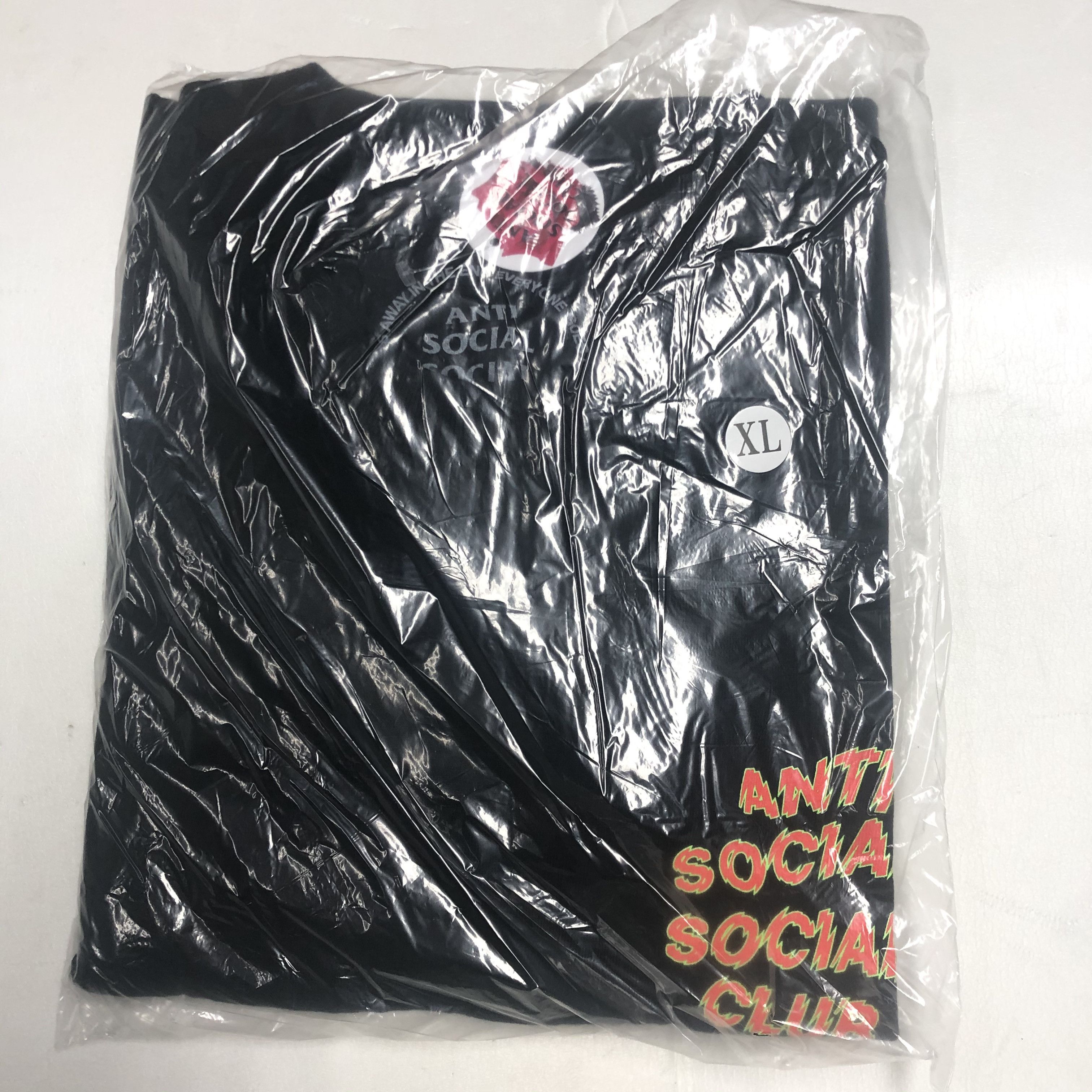Anti Social Social Club DS SS21 ASSC Maniac Black Tee in hand Bape Kith CPFM KAWS Size US XL / EU 56 / 4 - 2 Thumbnail
