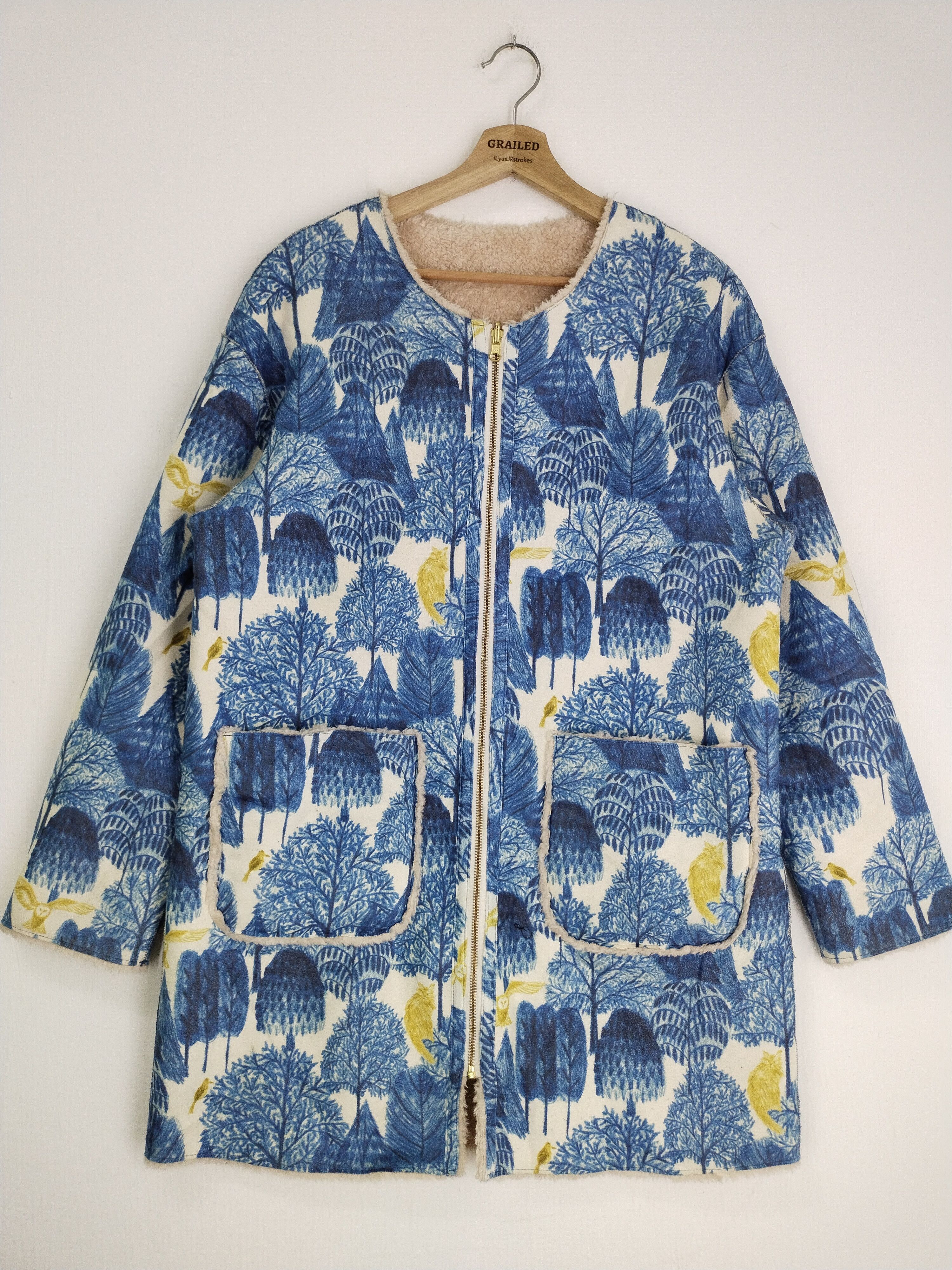 VINTAGE GRANIPH PRINTED FLORAL AND ANIMAL JACKET