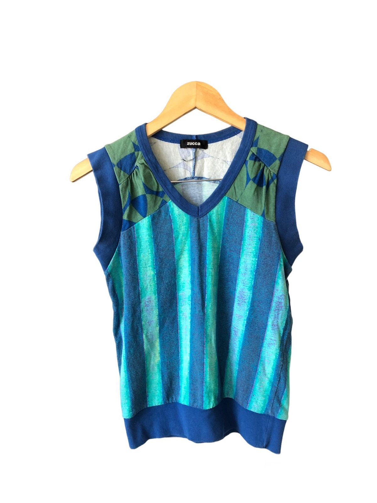 CABANE de ZUCCa Rare❗️Zucca by Issey Miyake Crop Top Vest Size M / US 6-8 / IT 42-44 - 3 Thumbnail
