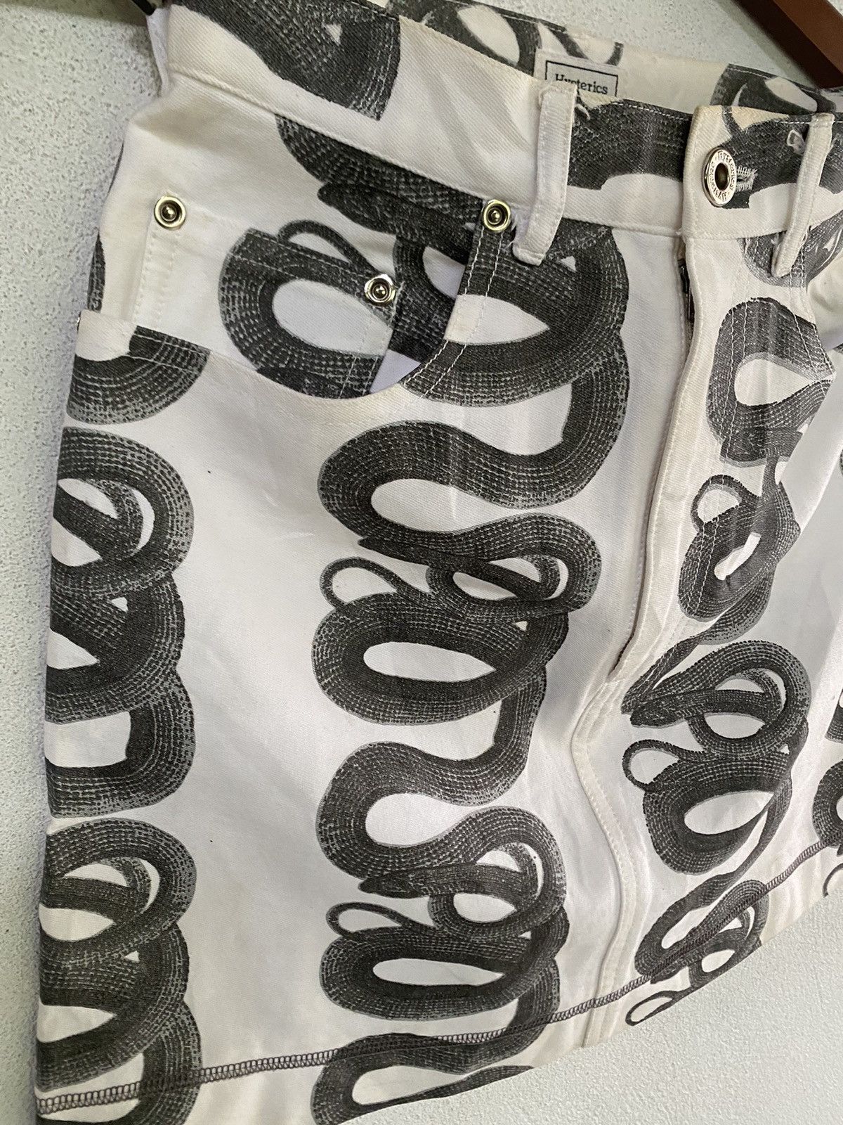 Designer Hysteric Glamour Snake Motif Skirt Size 24" / US 00 / IT 34 - 2 Thumbnail