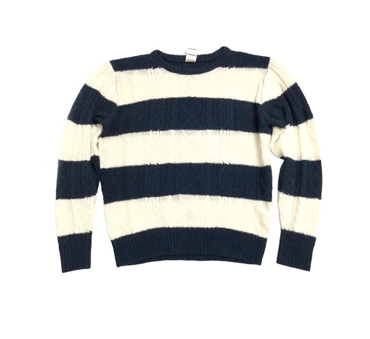 BASE CONTROL 🔥Kurt style 🔥Base Control Knit border crewneck Size US M / EU 48-50 / 2 - 3 Thumbnail
