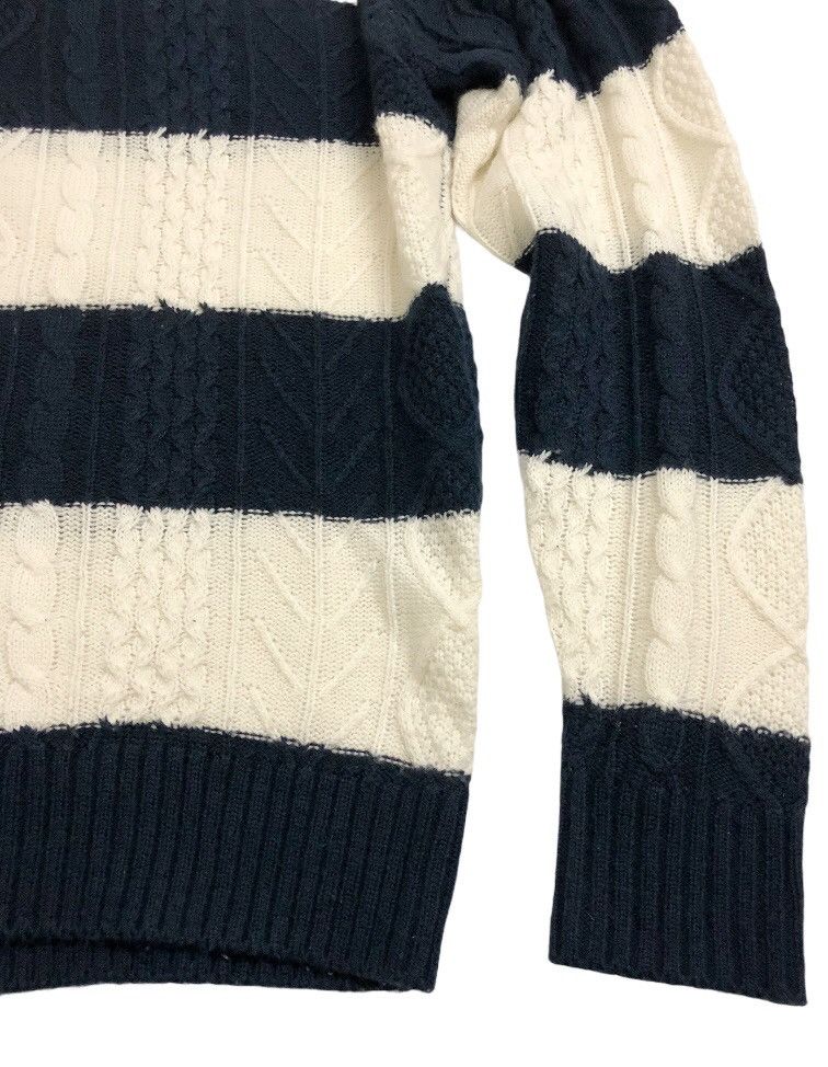 BASE CONTROL 🔥Kurt style 🔥Base Control Knit border crewneck Size US M / EU 48-50 / 2 - 7 Thumbnail