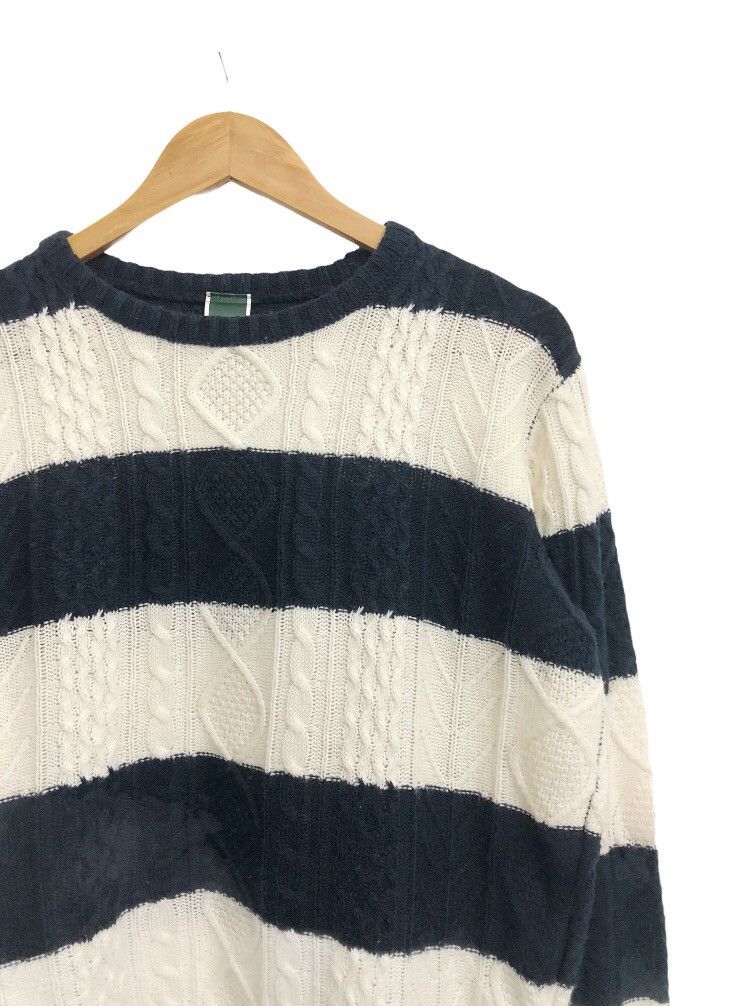 BASE CONTROL 🔥Kurt style 🔥Base Control Knit border crewneck Size US M / EU 48-50 / 2 - 11 Thumbnail
