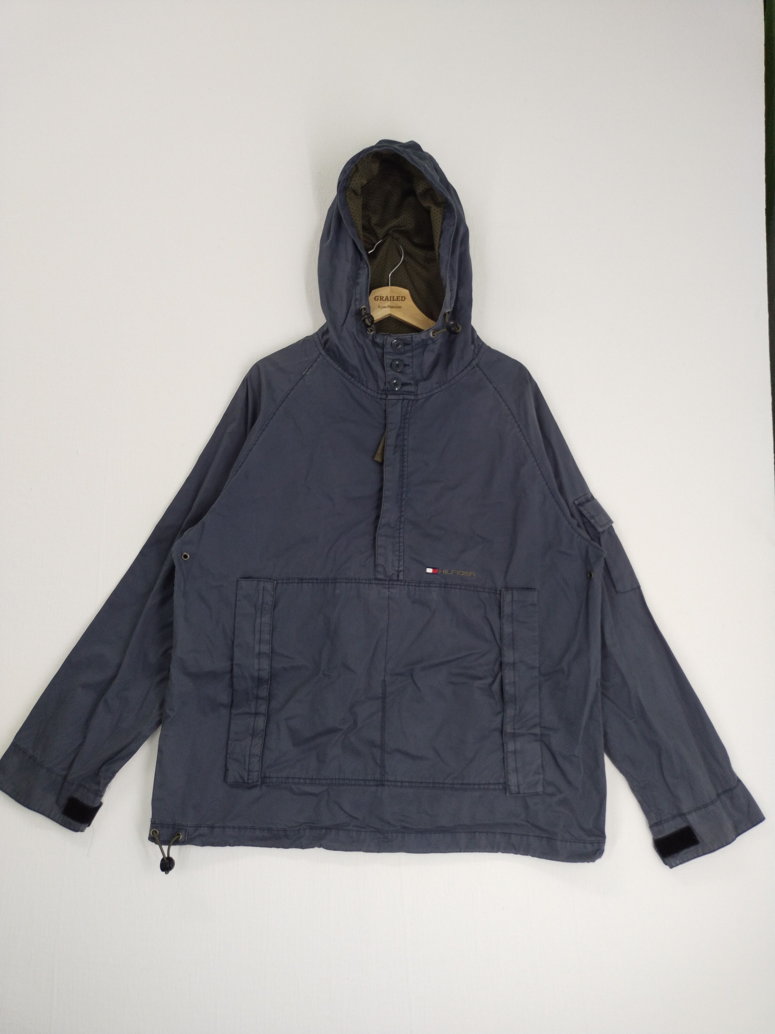 Tommy Hilfiger VINTAGE TOMMY HILFIGER SINGLE POCKET HOODIE JACKET Size US M / EU 48-50 / 2 - 1 Thumbnail