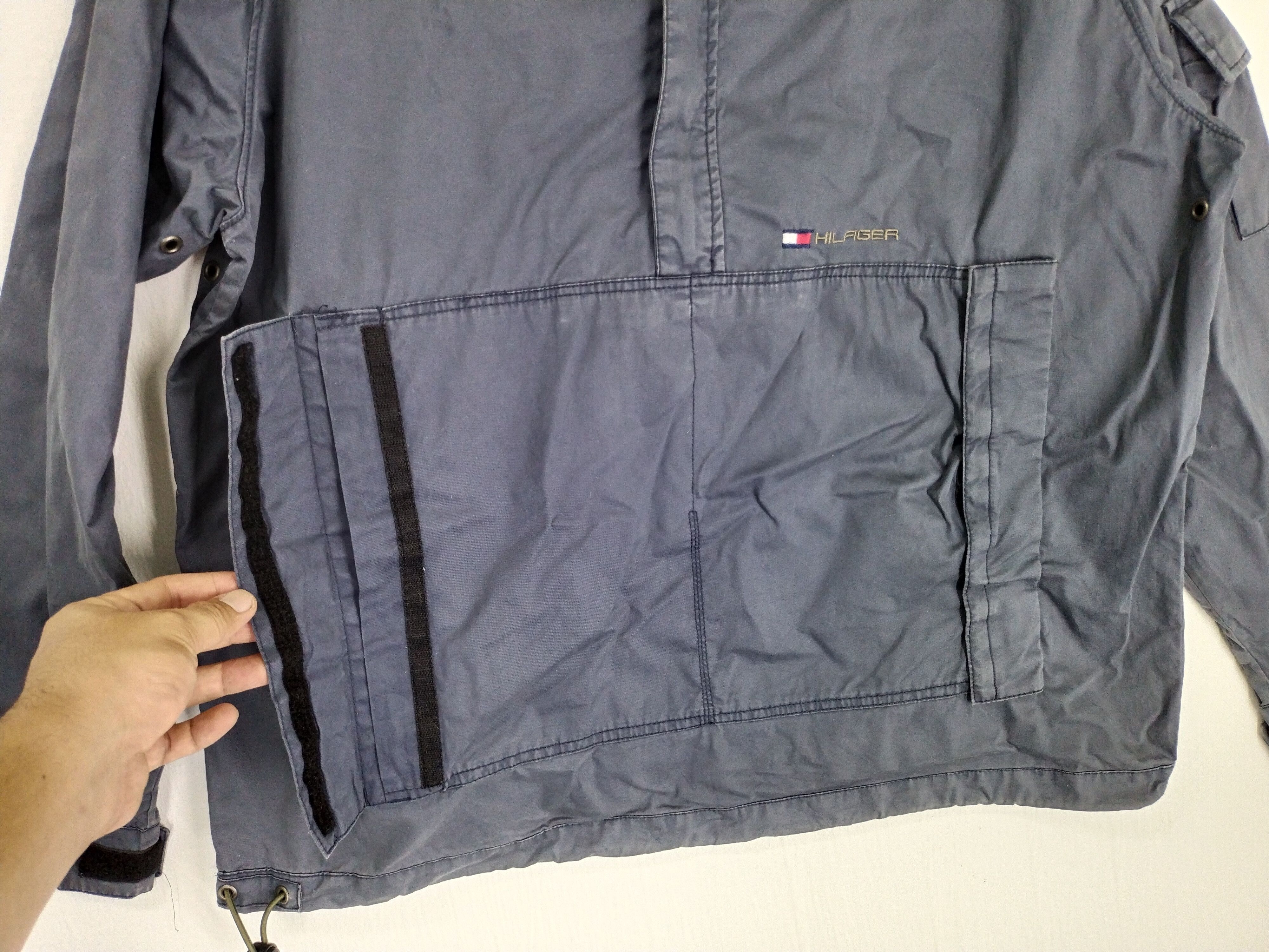 Tommy Hilfiger VINTAGE TOMMY HILFIGER SINGLE POCKET HOODIE JACKET Size US M / EU 48-50 / 2 - 2 Thumbnail