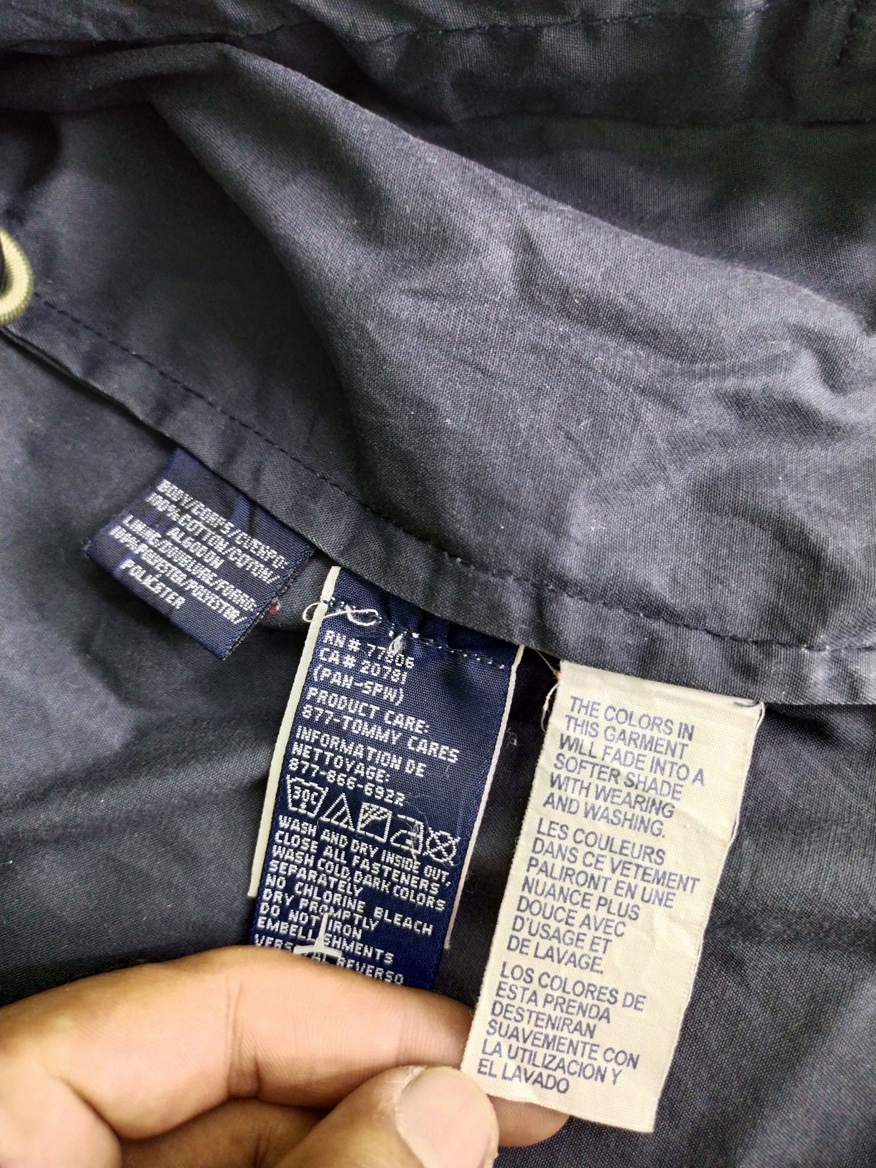 Tommy Hilfiger VINTAGE TOMMY HILFIGER SINGLE POCKET HOODIE JACKET Size US M / EU 48-50 / 2 - 11 Thumbnail