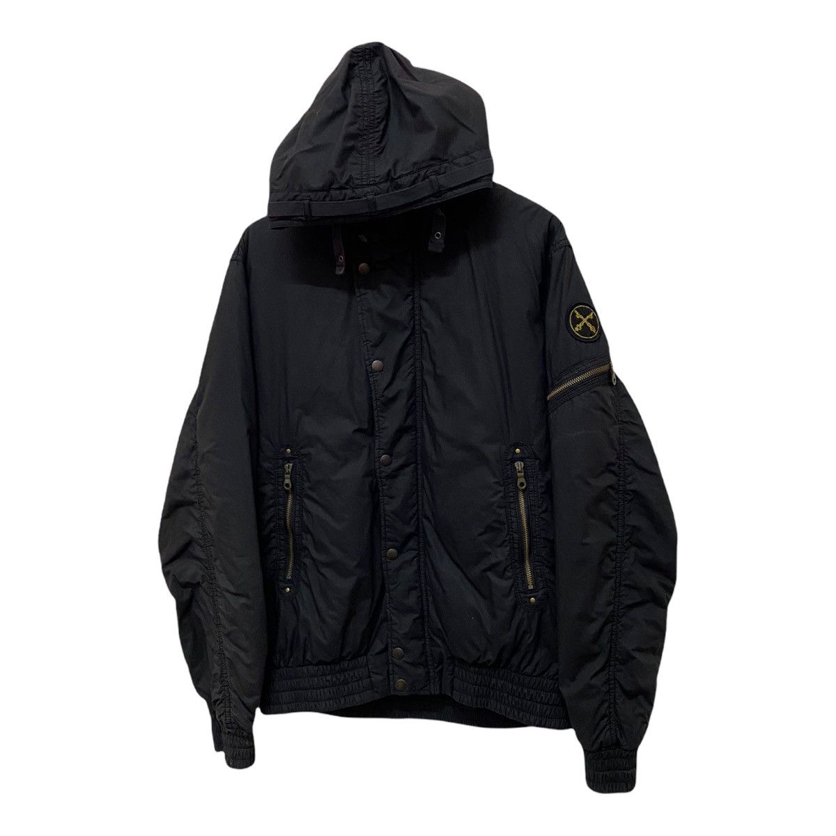 Japanese Brand VINTAGE STYLE ZIPPER BOMBER UNIQLO JACKET Size US M / EU 48-50 / 2 - 2 Thumbnail