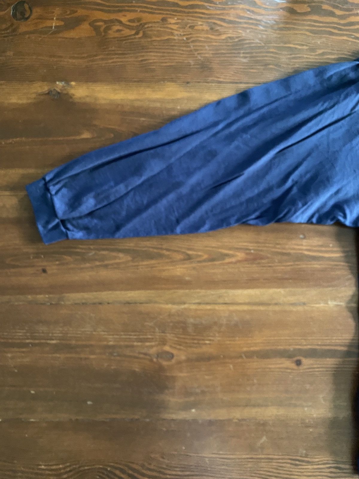 Basic Editions Vintage NWT 90’s Navy Blank Single Stitch Long Sleeve Tee Size US XL / EU 56 / 4 - 9 Thumbnail