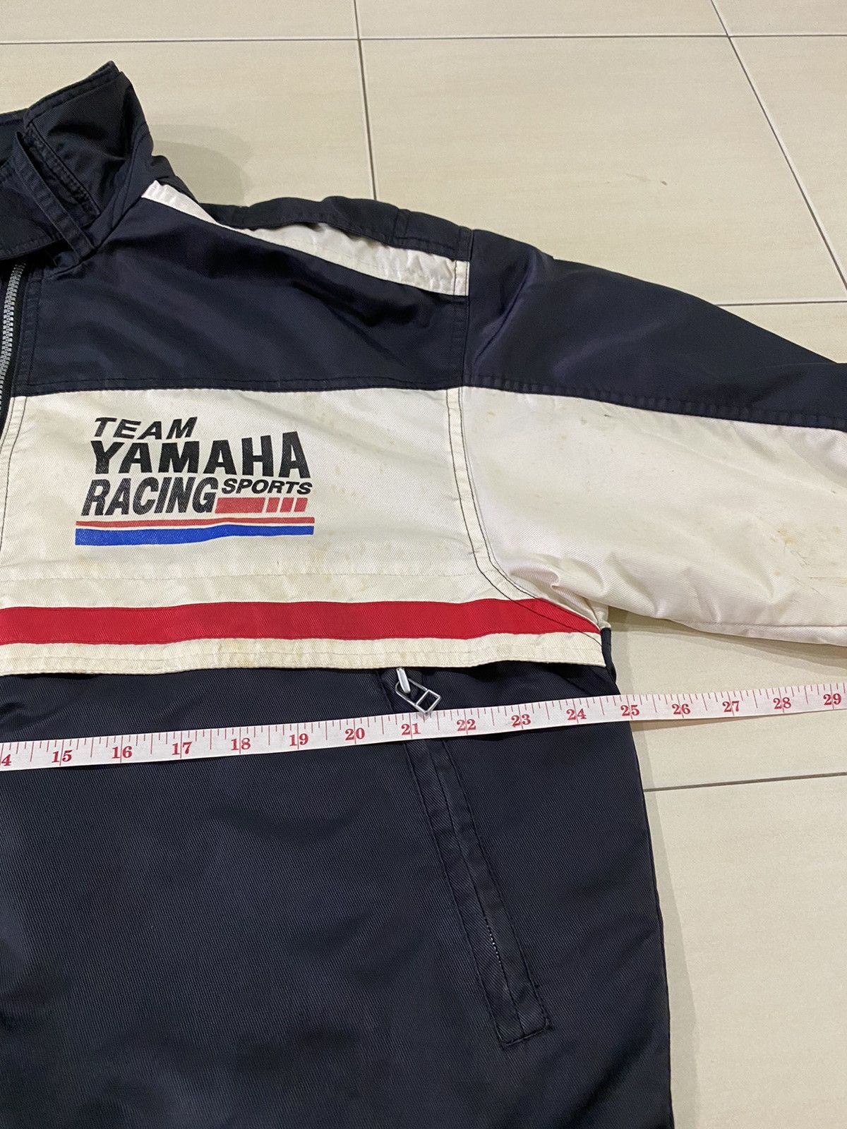 Vintage × Yamaha Rare Vintage Team Yamaha racing sports stripe jacket Size US XL / EU 56 / 4 - 16 Thumbnail