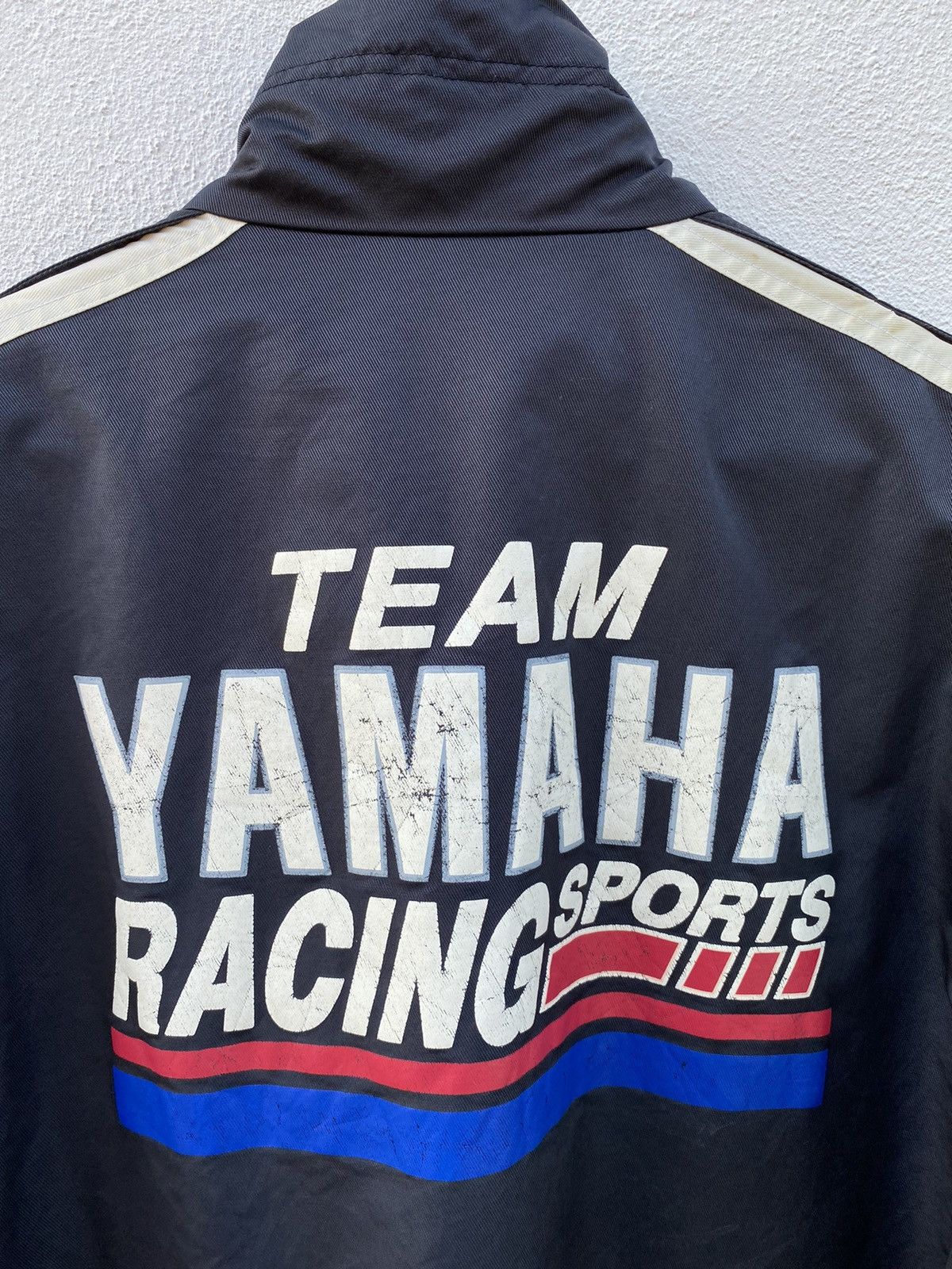 Vintage × Yamaha Rare Vintage Team Yamaha racing sports stripe jacket Size US XL / EU 56 / 4 - 8 Thumbnail