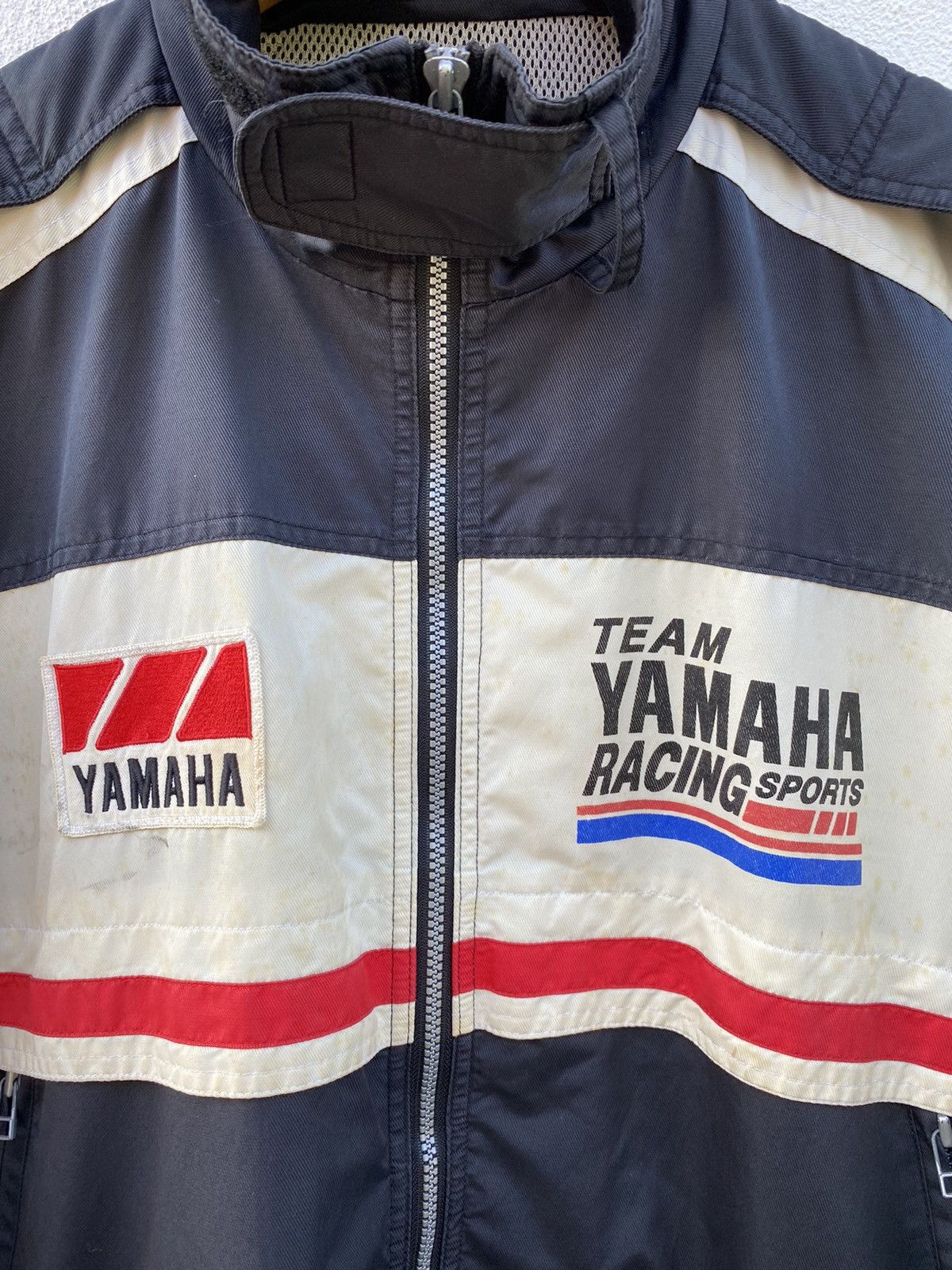 Vintage × Yamaha Rare Vintage Team Yamaha racing sports stripe jacket Size US XL / EU 56 / 4 - 7 Thumbnail