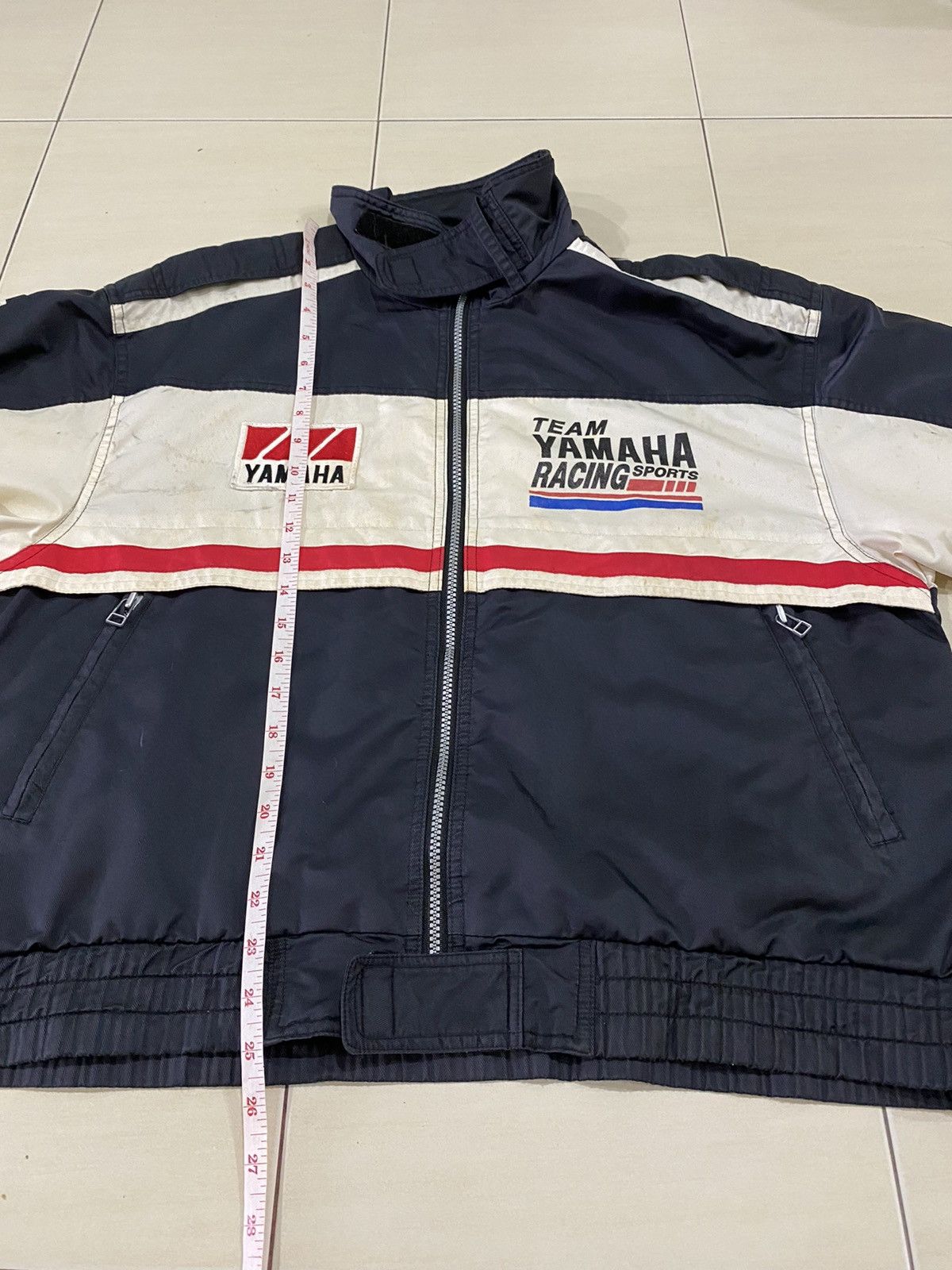 Vintage × Yamaha Rare Vintage Team Yamaha racing sports stripe jacket Size US XL / EU 56 / 4 - 17 Thumbnail