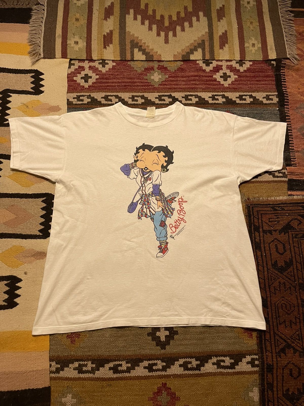 Vintage 90s Betty Boop Cartoon Graphic Tee Streetwear 